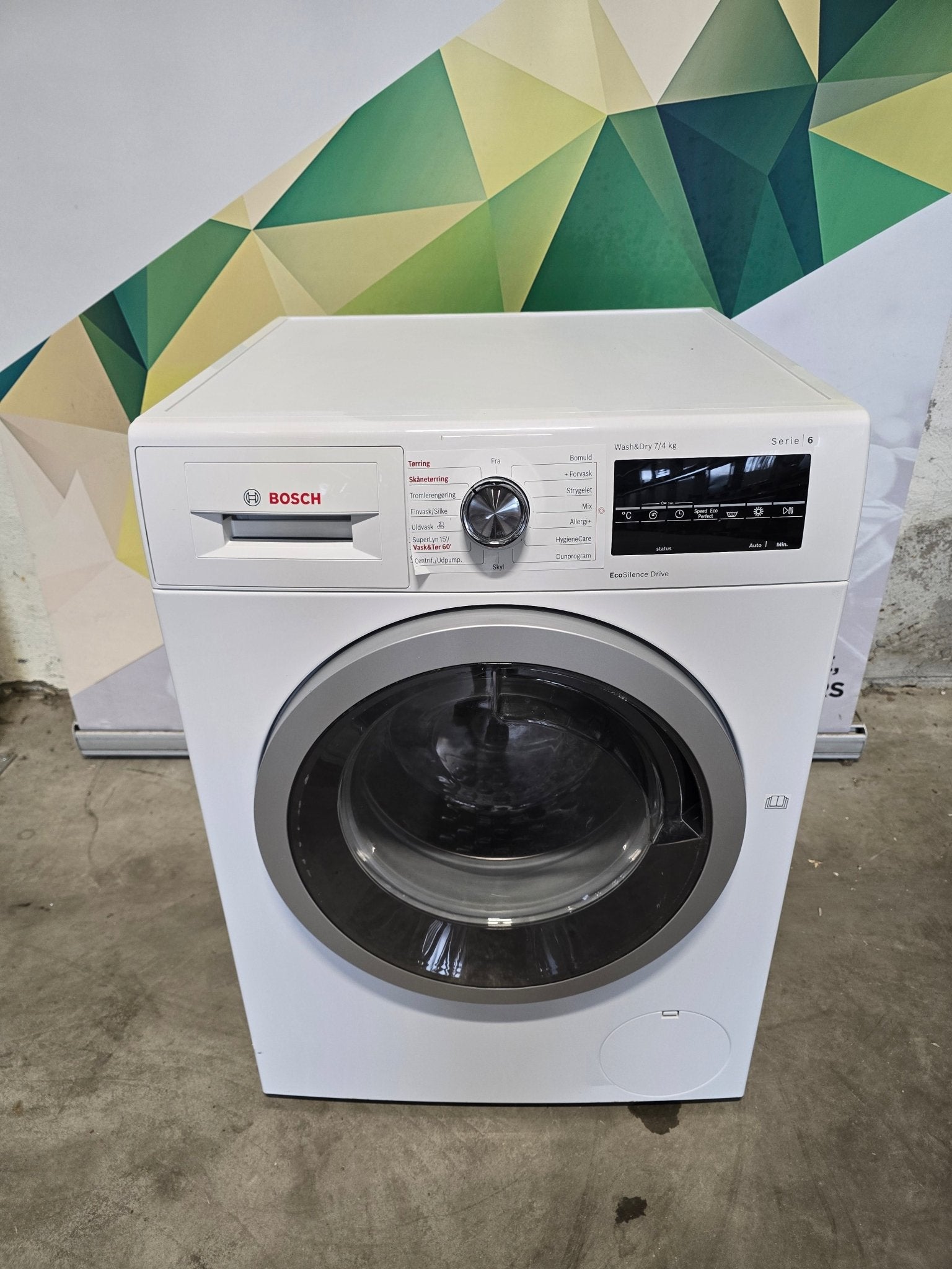 Bosch WVG30444SN vaskemaskin med tørketrommel Vask&tørk - Norskombruk.no