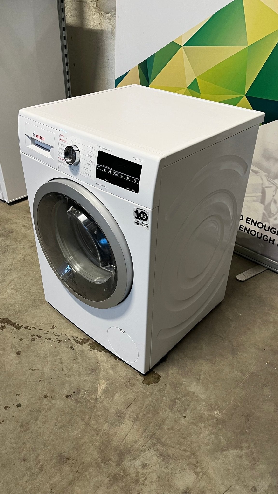 Bosch WVG30444SN vaskemaskin med tørketrommel Vask&tørk - Norskombruk.no