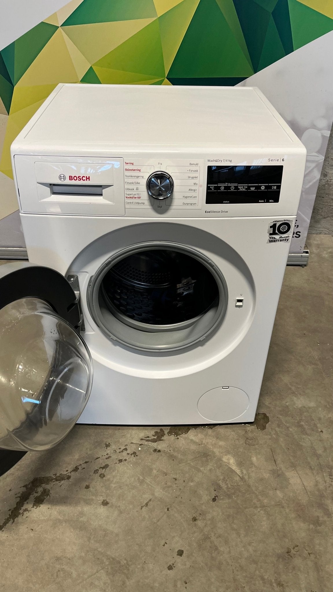 Bosch WVG30444SN vaskemaskin med tørketrommel Vask&tørk - Norskombruk.no