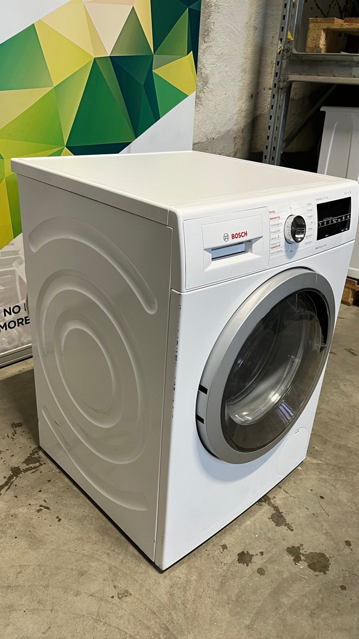 Bosch WVG30444SN vaskemaskin med tørketrommel Vask&tørk - Norskombruk.no