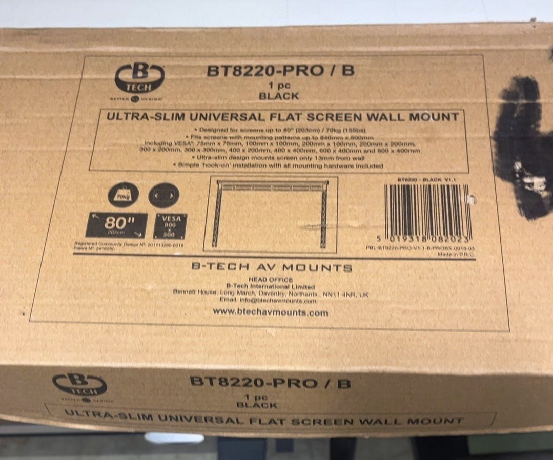 B‑Tech BT8220‑PRO / B TV-veggfeste - Norskombruk.no