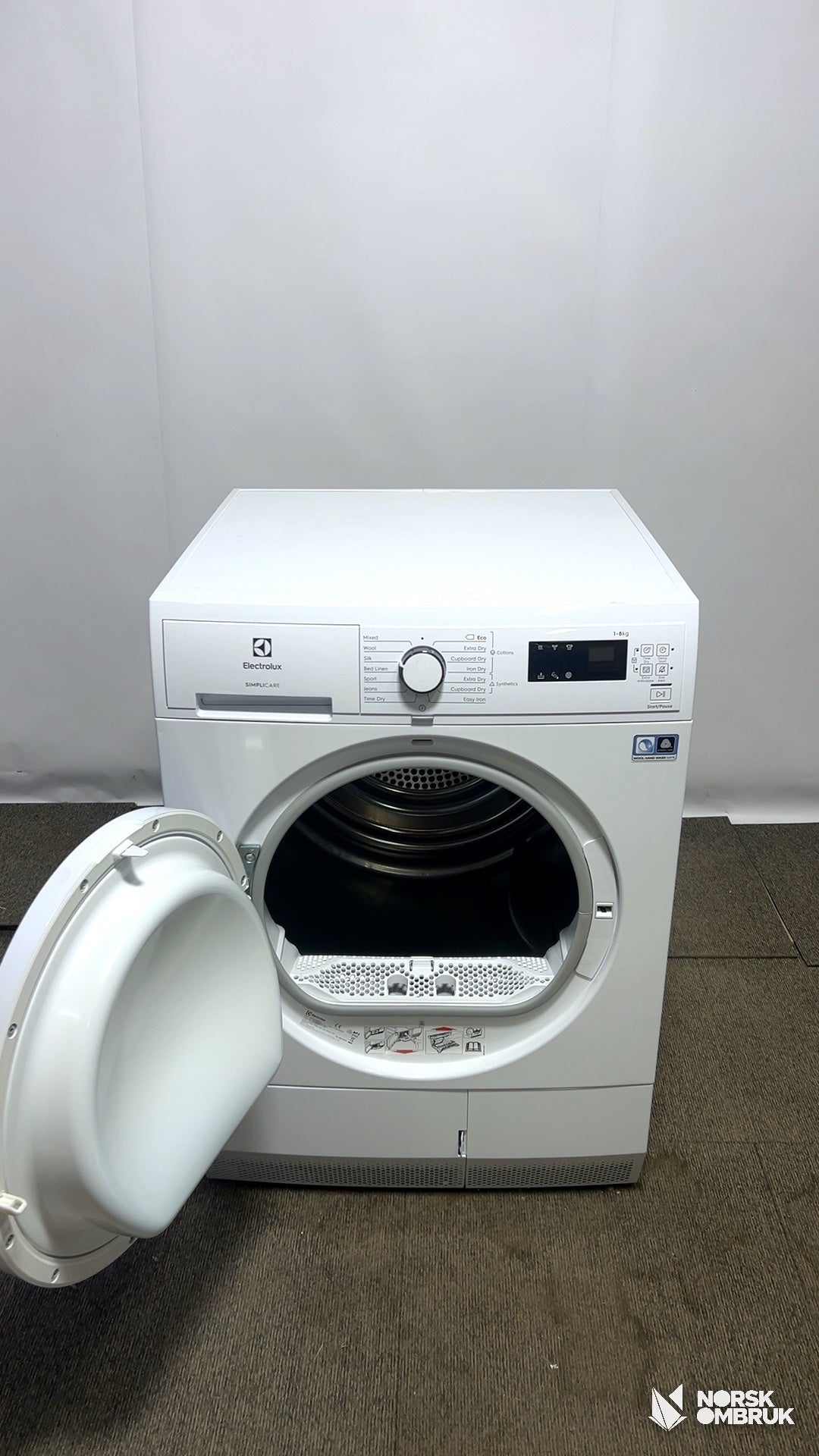 Electrolux EW2H328R3 tørketrommel Tørketrommel - Norskombruk.no