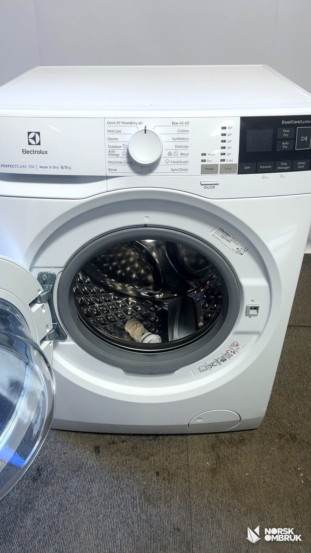 Electrolux EW7W5448E6 kombimaskin Vask&tørk - Norskombruk.no