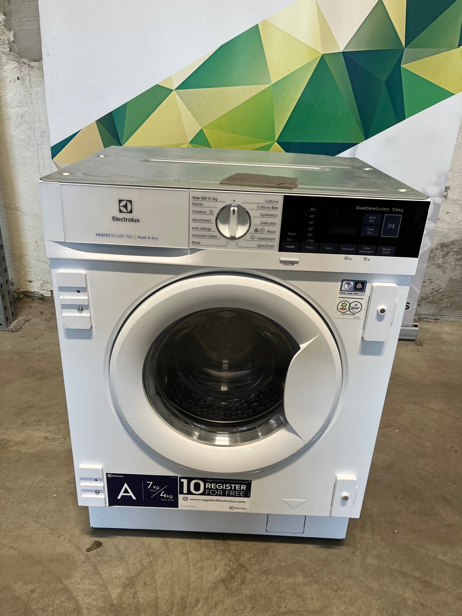 Electrolux Integrert vask/tørk EW7F5247A4 Vask&tørk - Norskombruk.no