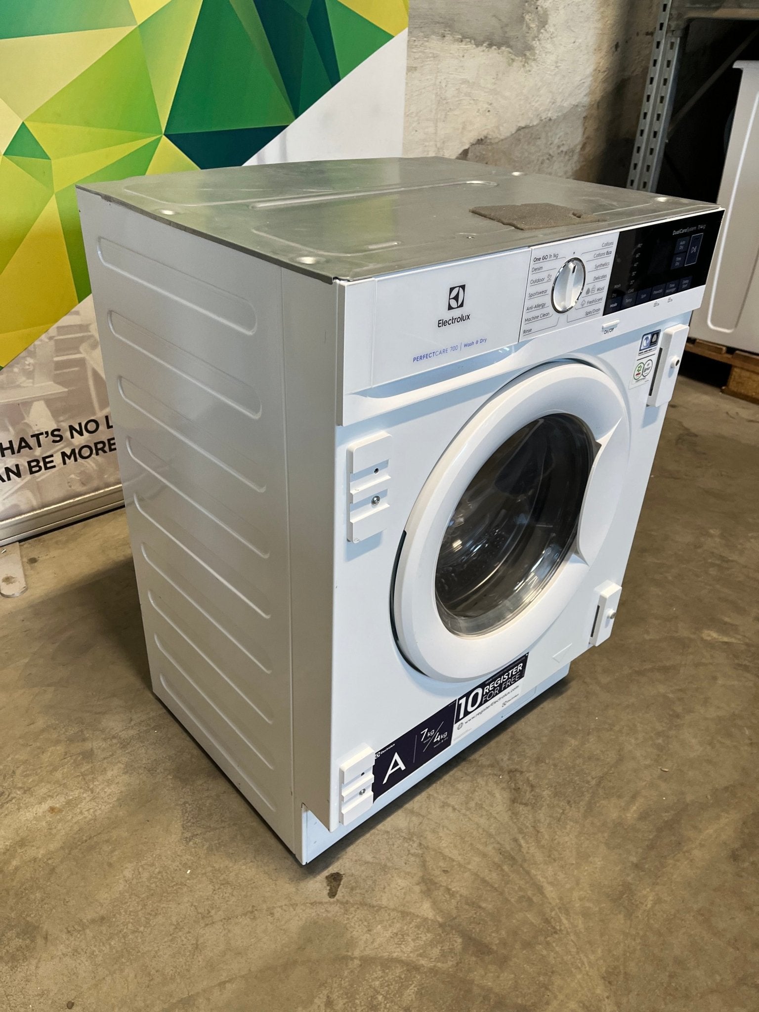 Electrolux Integrert vask/tørk EW7F5247A4 Vask&tørk - Norskombruk.no