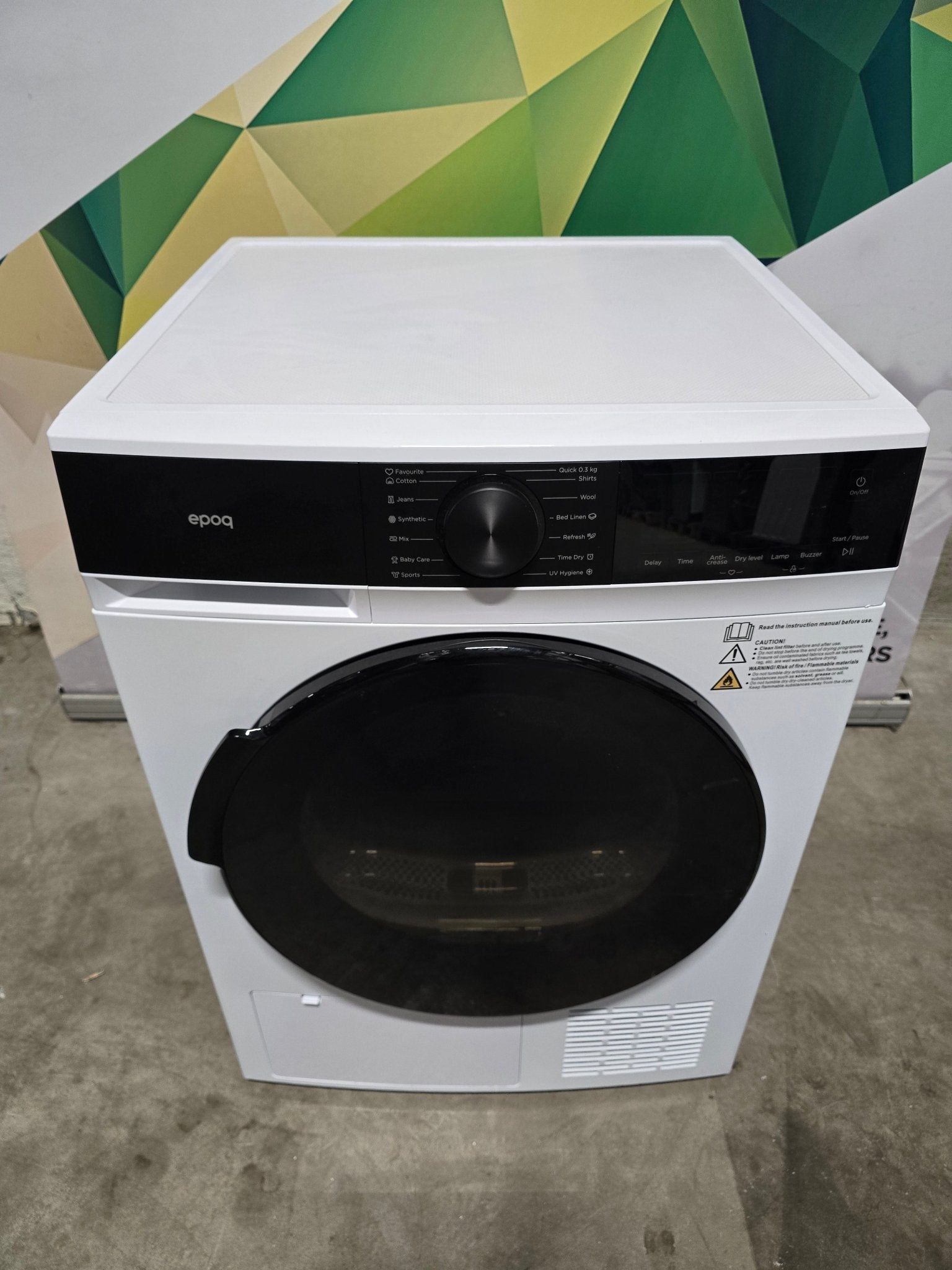 Epoq EHP9W23 – Varmepumpetørketrommel Tørketrommel - Norskombruk.no