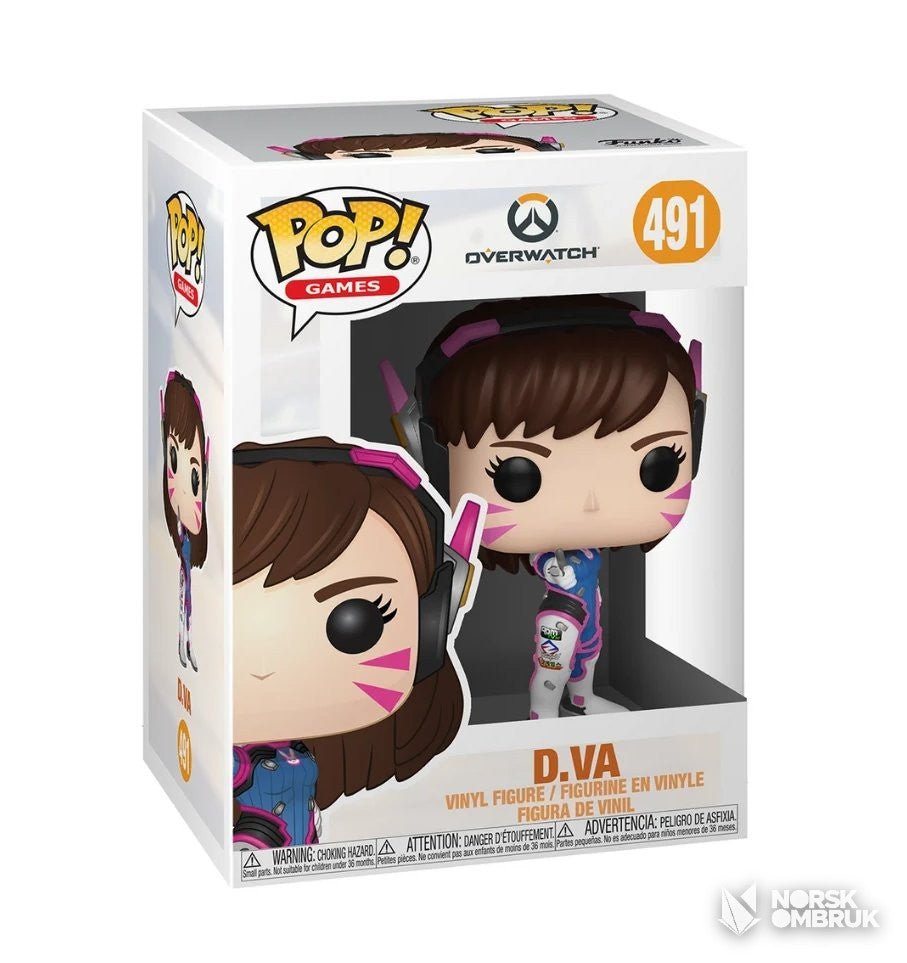 Funko POP! Overwatch D.Va figurine (491) annet - Norskombruk.no