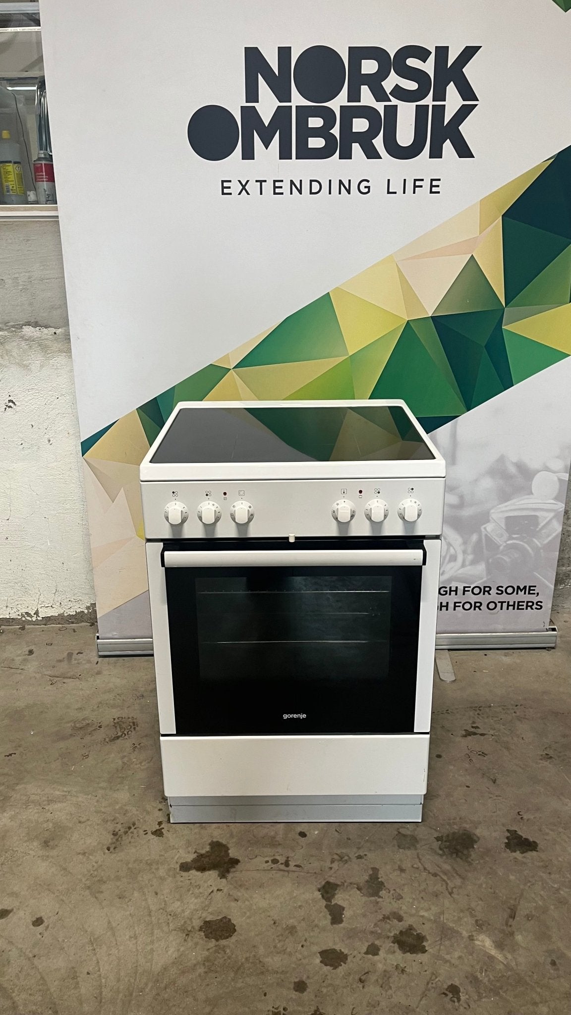 Gorenje EC65151AW keramisk komfyr Keramisk Komfyr - Norskombruk.no