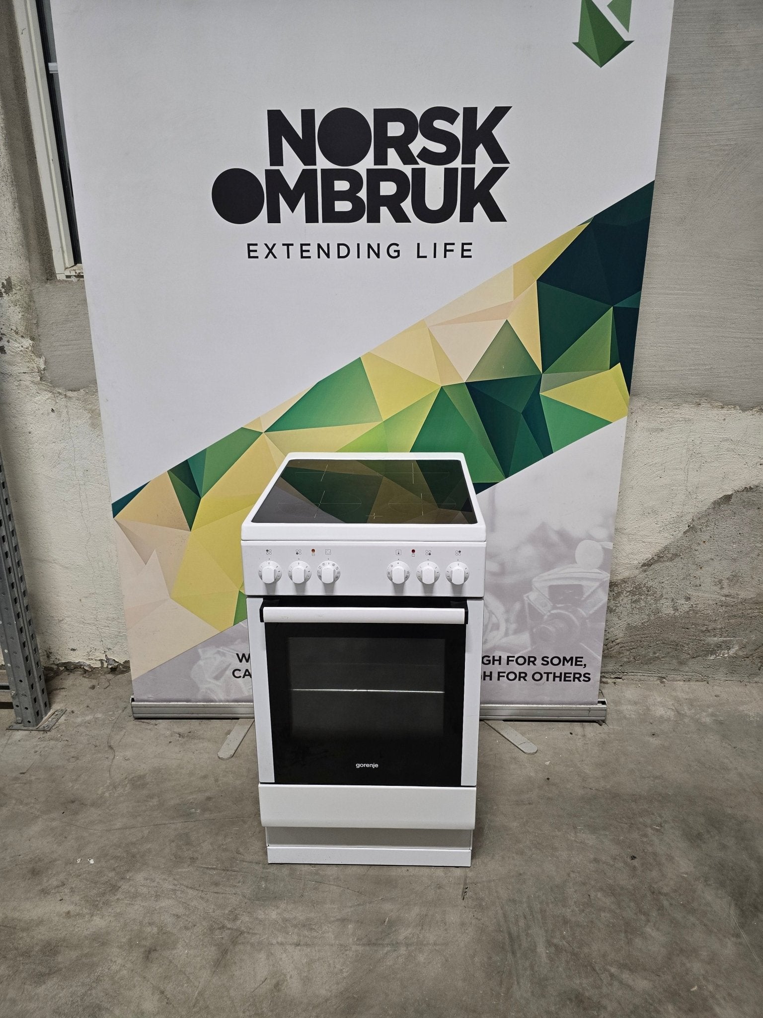 Gorenje EC9239W 50cm Keramisk Komfyr Keramisk Komfyr - Norskombruk.no