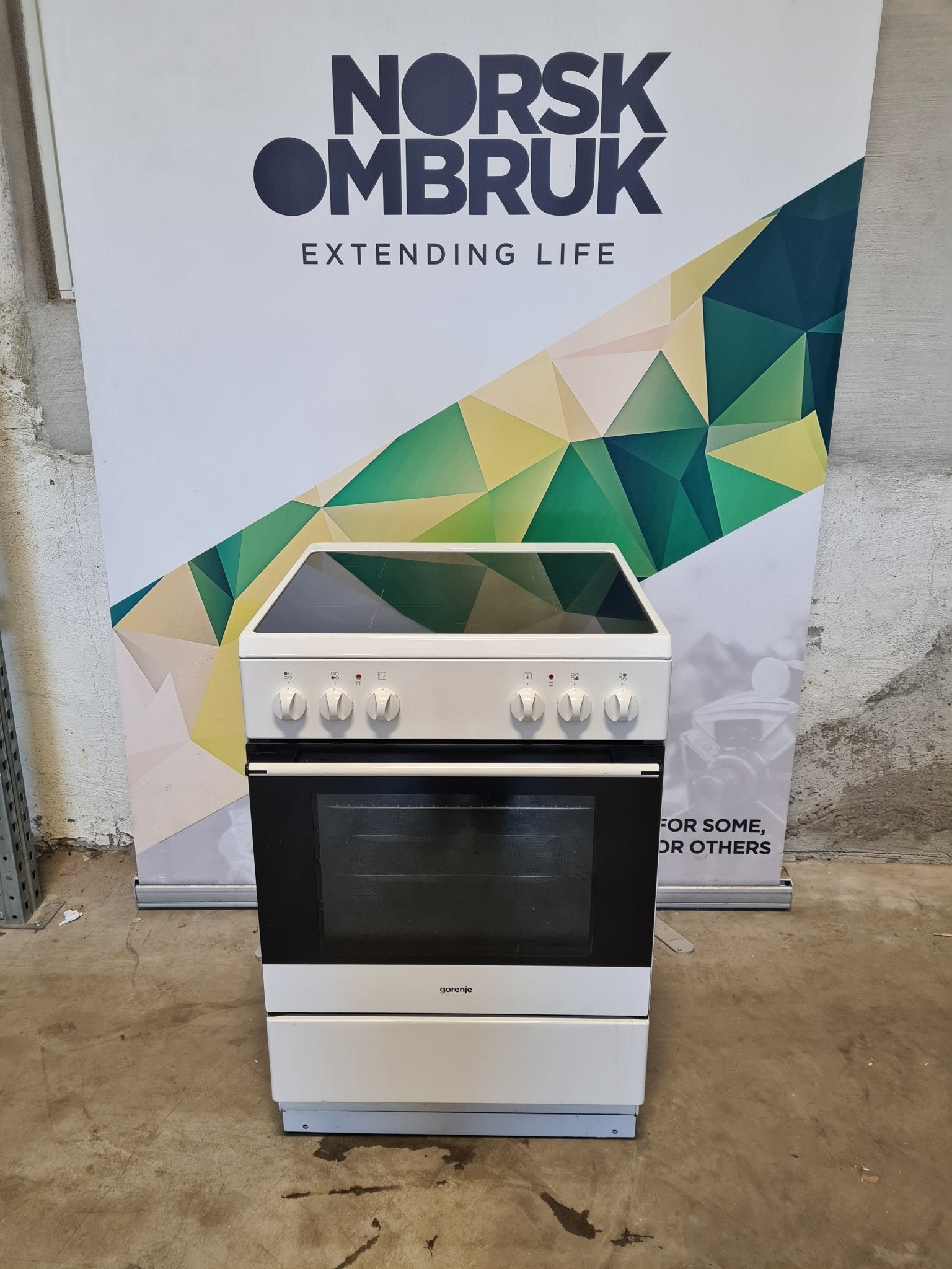 Gorenje keramisk komfyr EC4500W Komfyr - Norskombruk.no