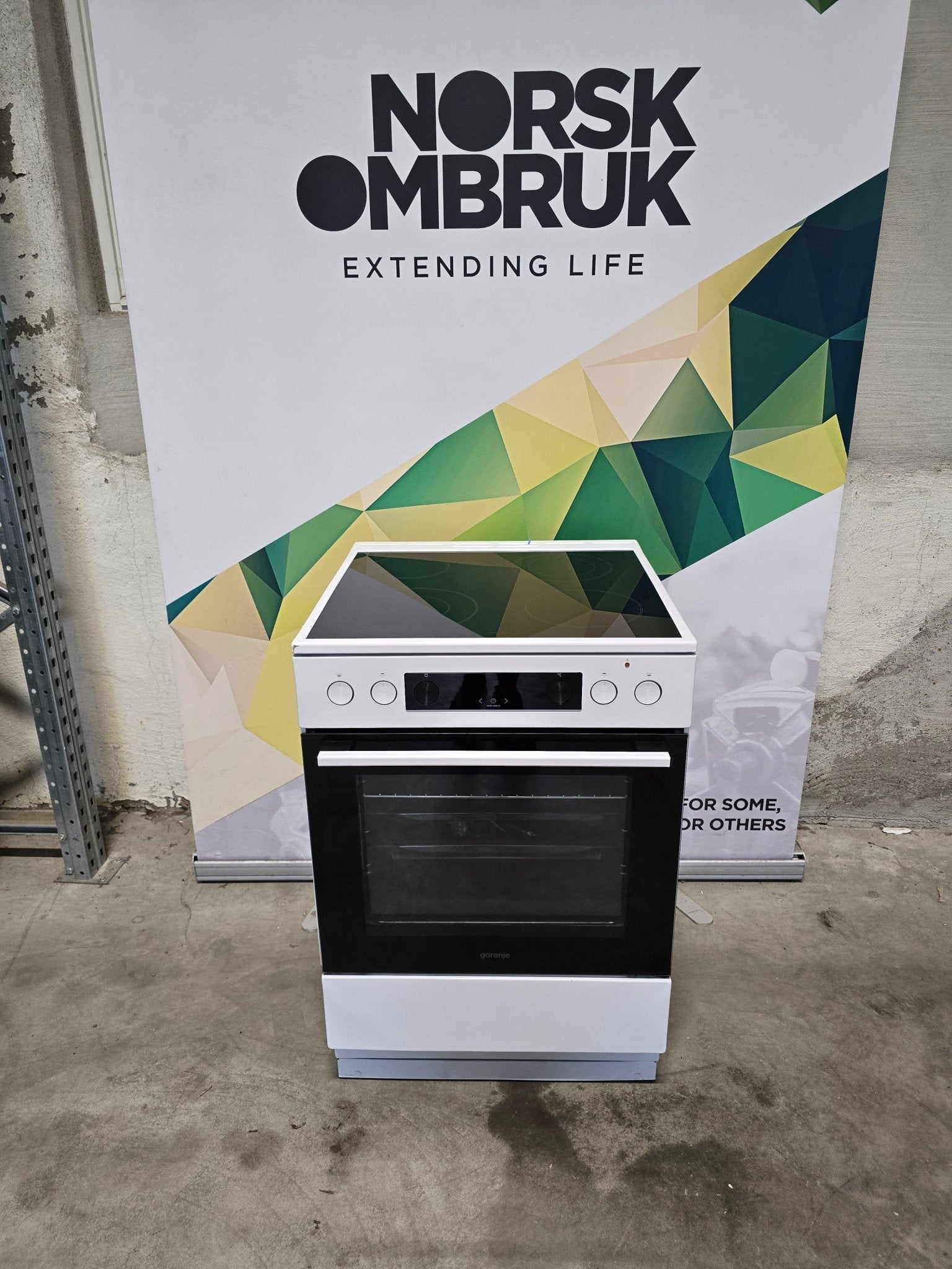 Gorenje keramisk komfyr - GEC6D60WPB Keramisk Komfyr - Norskombruk.no