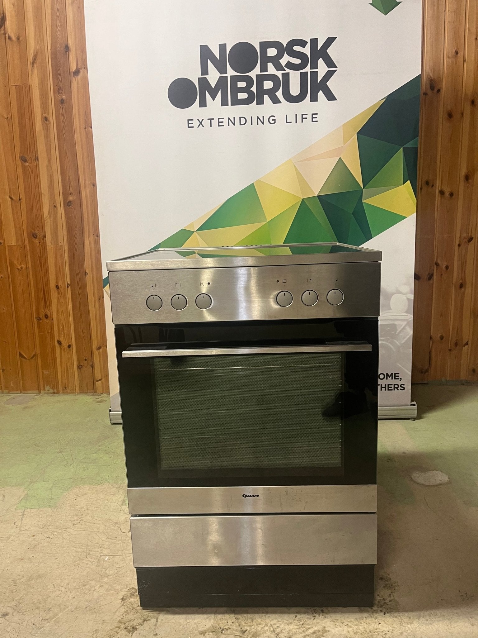 Gram EK 17610 - 90 X Keramisk komfyr Keramisk Komfyr - Norskombruk.no