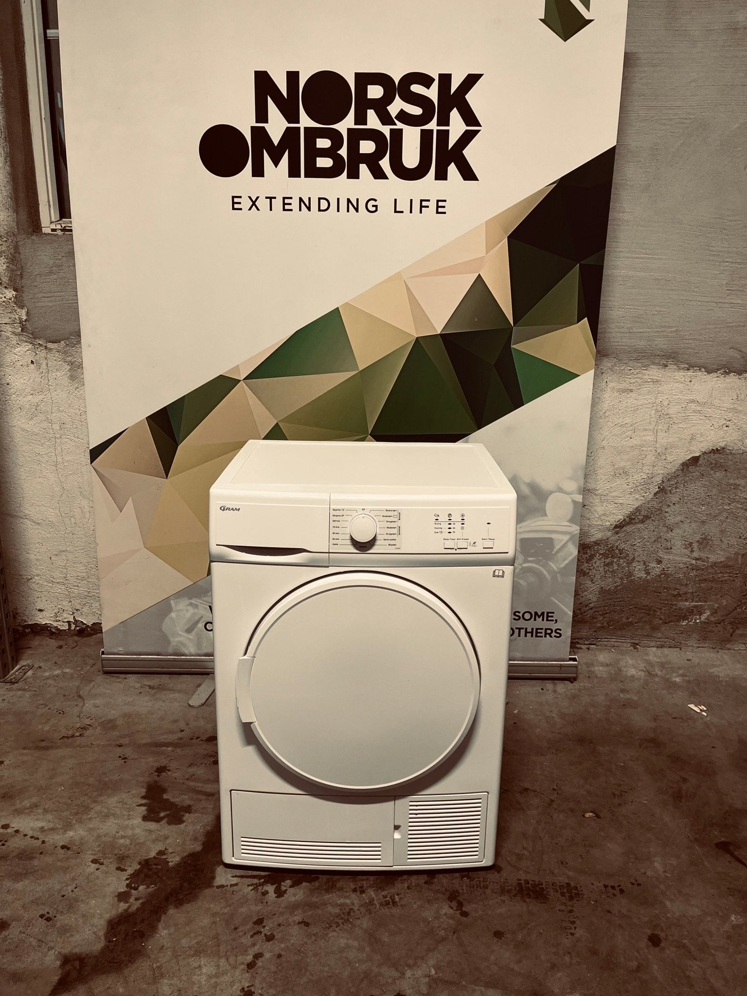 Gram tørketrommel TPS 573190 Tørketrommel - Norskombruk.no