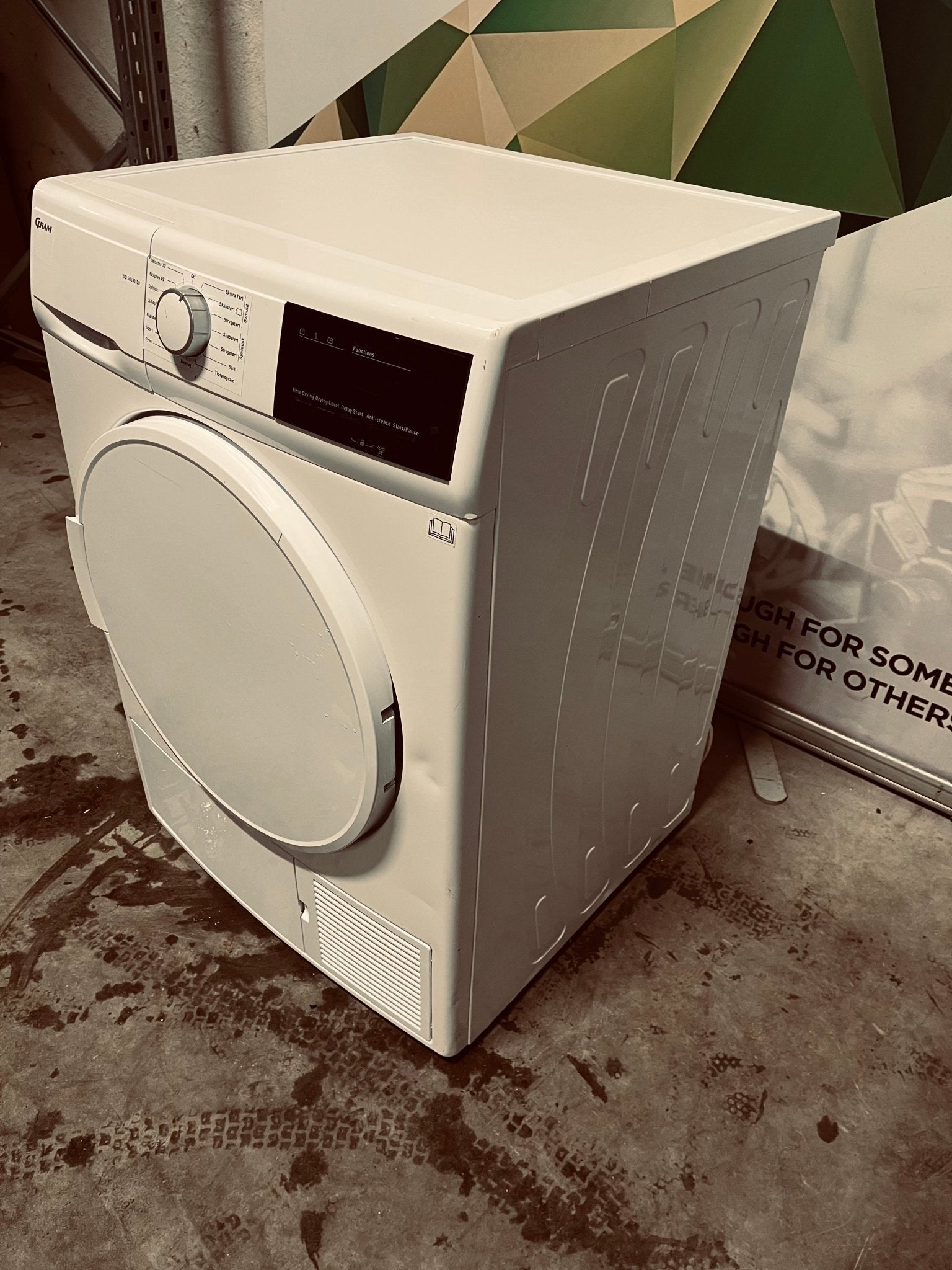 Gram varmepumpe - tørketrommel DD 58530 - 50 Varmepumpetørketrommel - Norskombruk.no