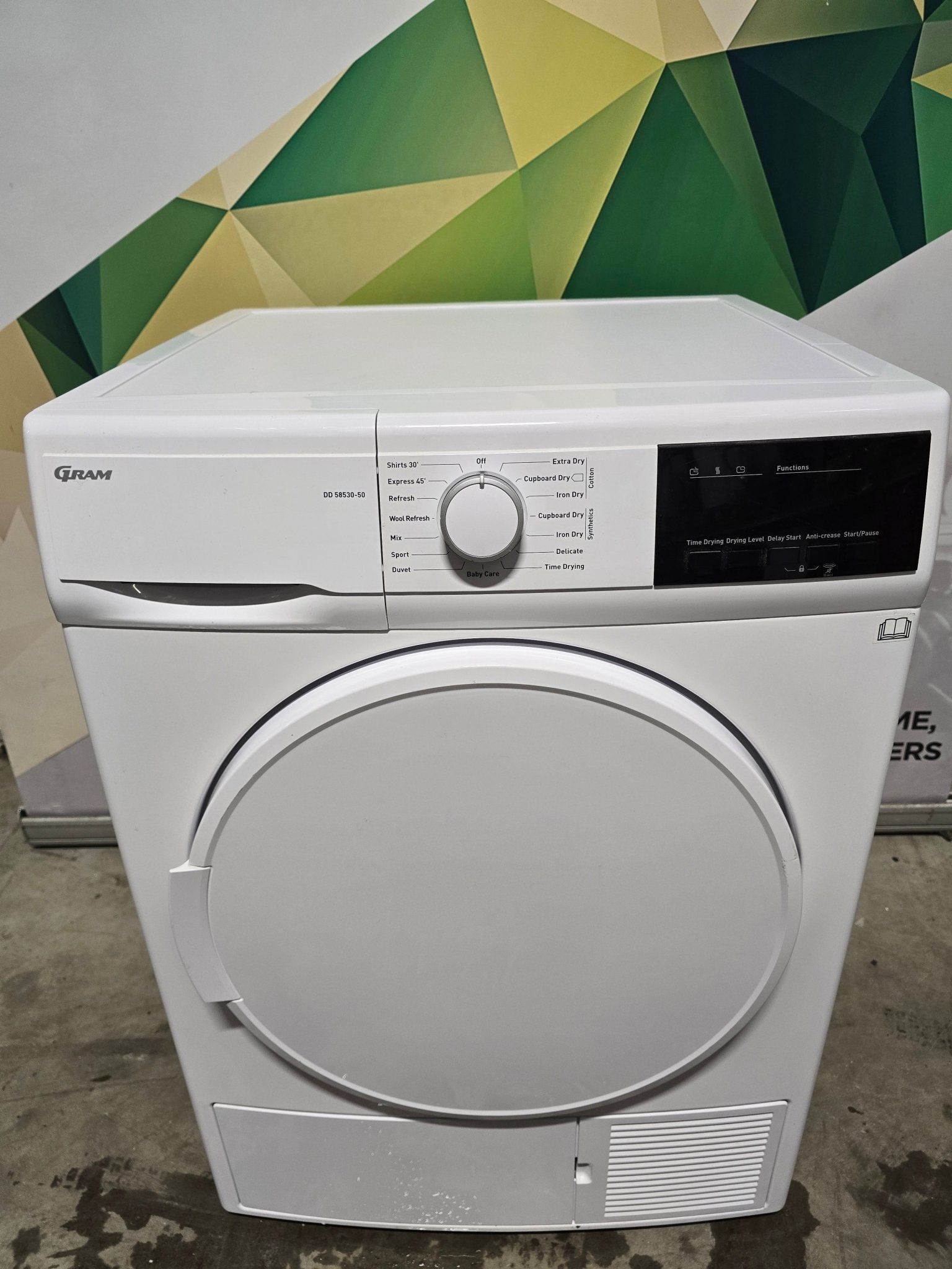 Gram varmepumpe - tørketrommel DD5853050 Varmepumpetørketrommel - Norskombruk.no