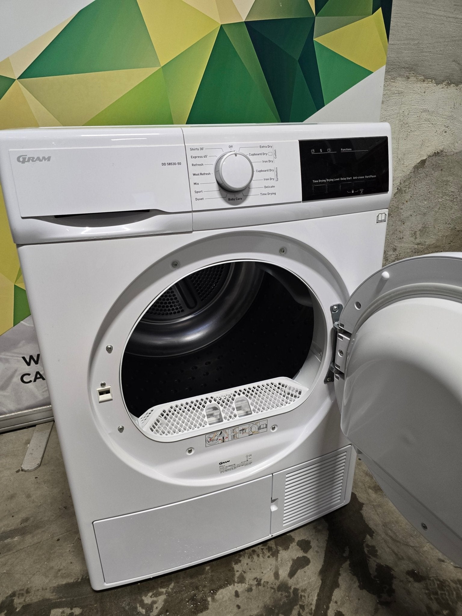 Gram varmepumpe - tørketrommel DD5853050 Varmepumpetørketrommel - Norskombruk.no