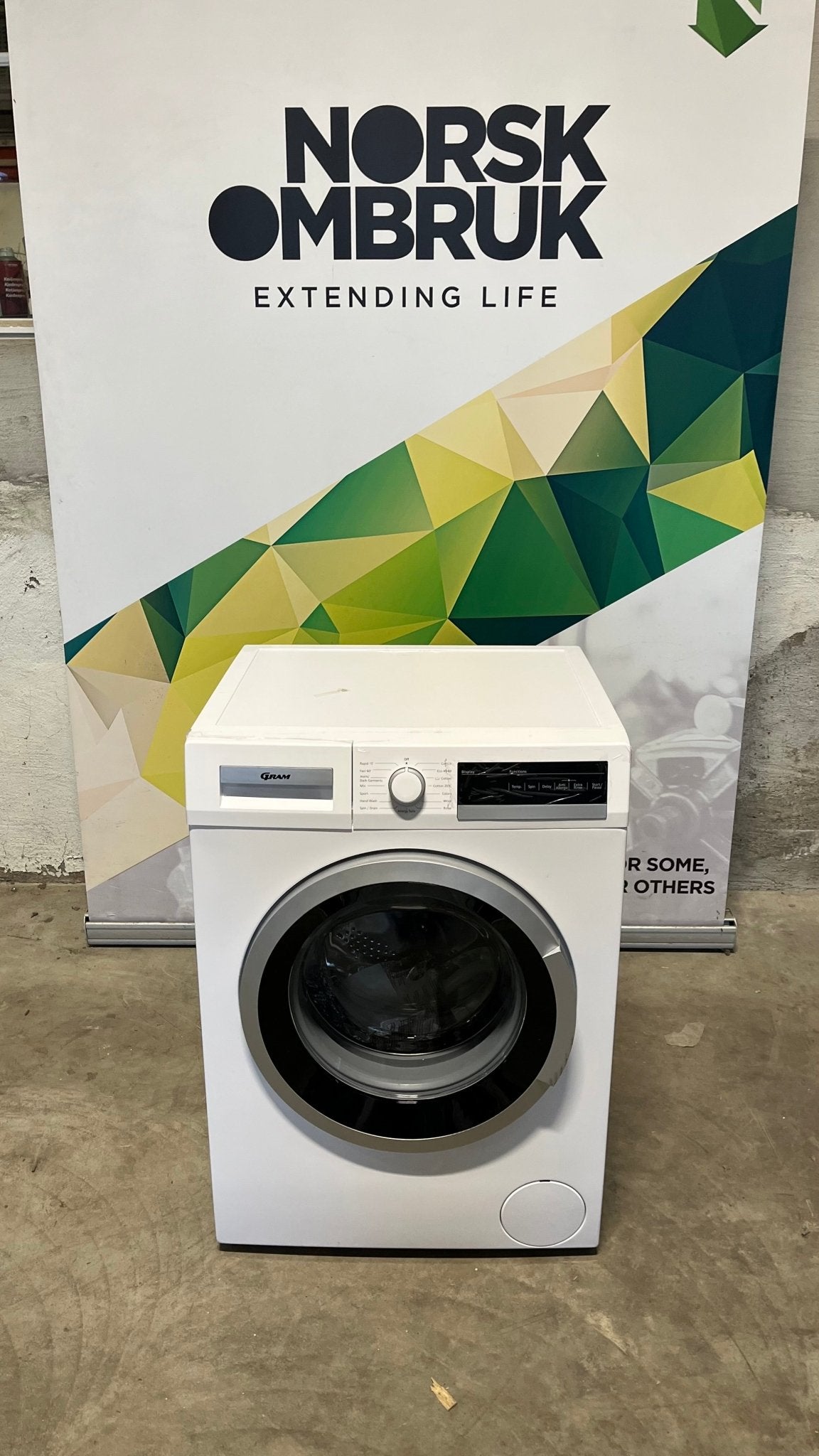 Gram vaskemaskin WDE 71814 - 92 Vaskemaskin - Norskombruk.no