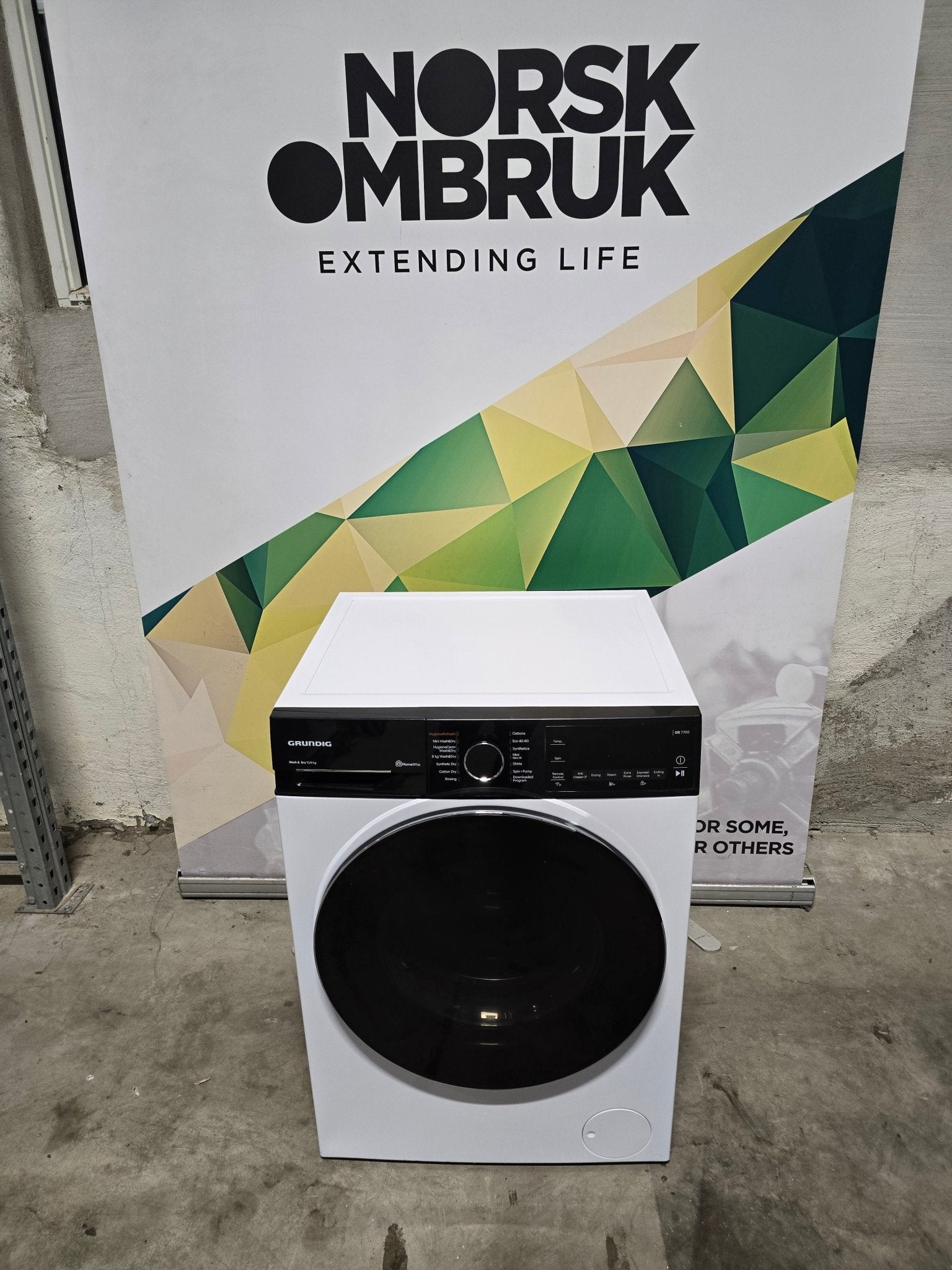 Grundig GDP810642WW – Vask/tørk Vask&tørk - Norskombruk.no
