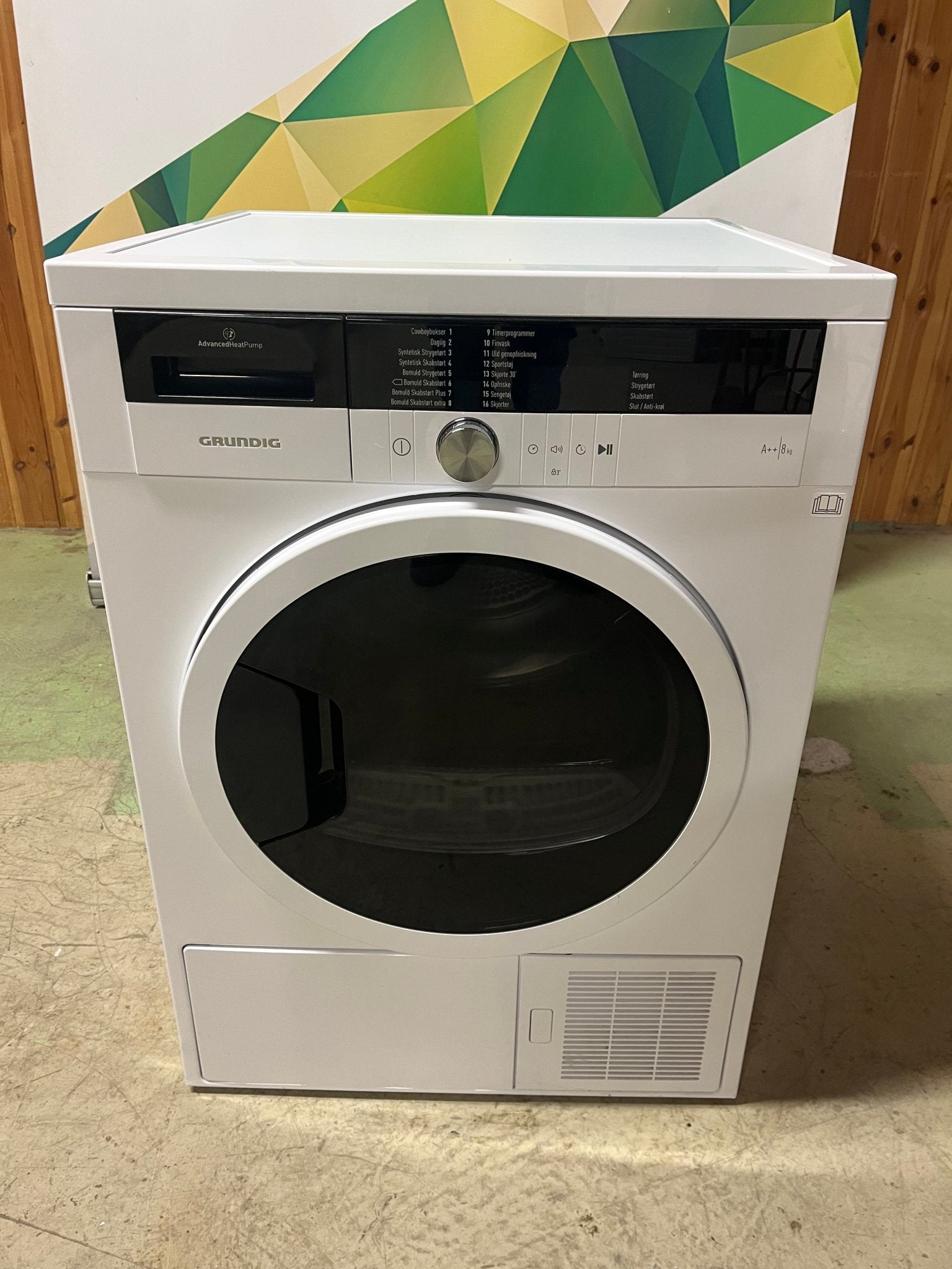Grundig GTN 38250 tørketrommel med varmepumpe Tørketrommel - Norskombruk.no