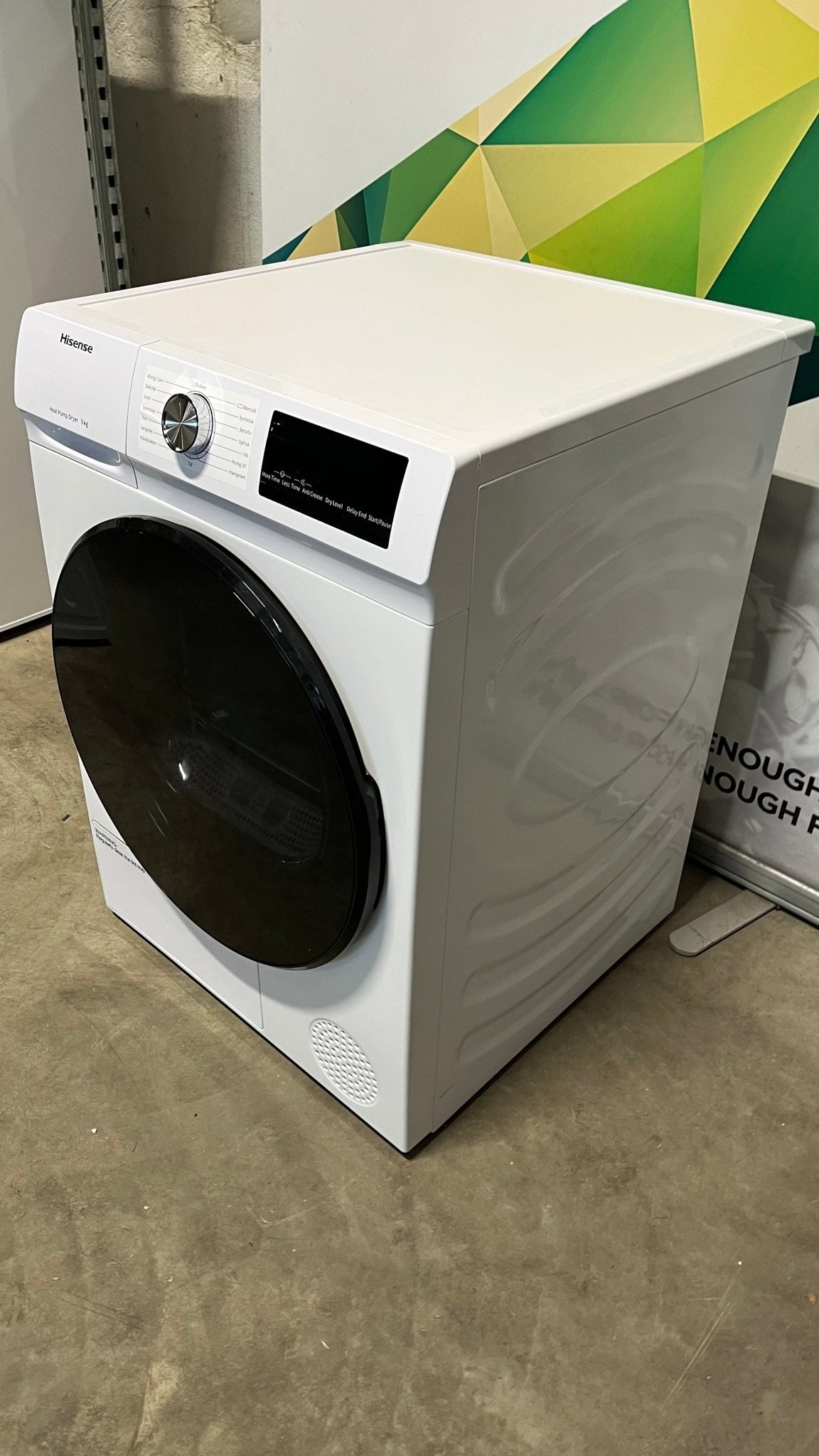 Hisense tørketrommel DHQA902U Varmepumpetørketrommel - Norskombruk.no