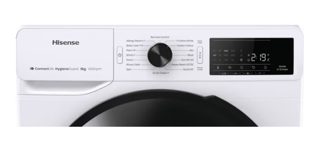 Hisense Vaskemaskin HWEP8014 Vaskemaskin - Norskombruk.no