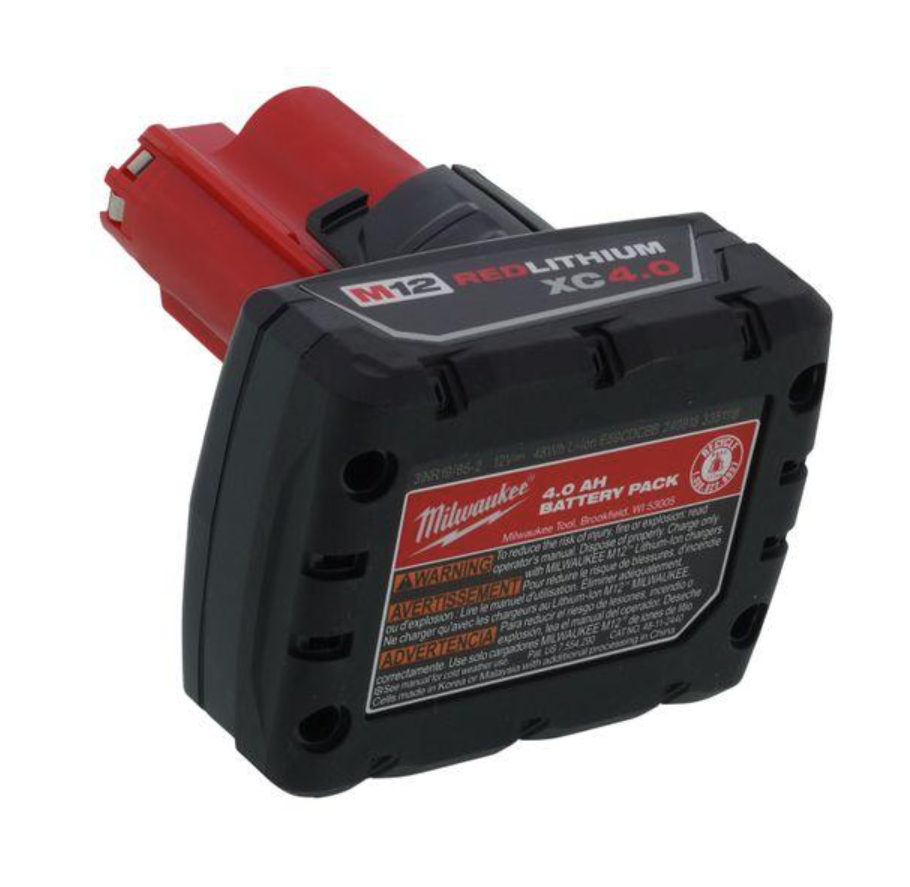 Milwaukee M12 REDLITHIUM XC 4.0Ah 12V batteri 48-11-2440