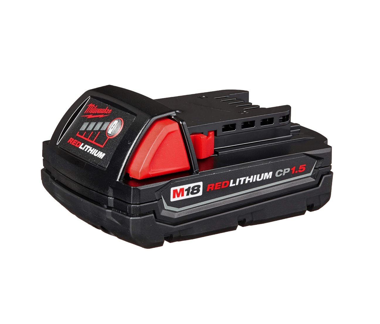 Milwaukee M18 18V 1,5Ah REDLITHIUM Batteri Batteri - Norskombruk.no