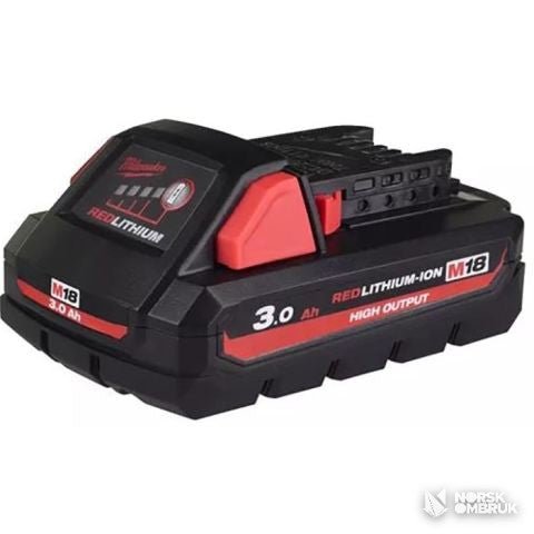 Milwaukee M18 HB3 Verktøybatteri 3,0 Ah verktøybatteri - Norskombruk.no