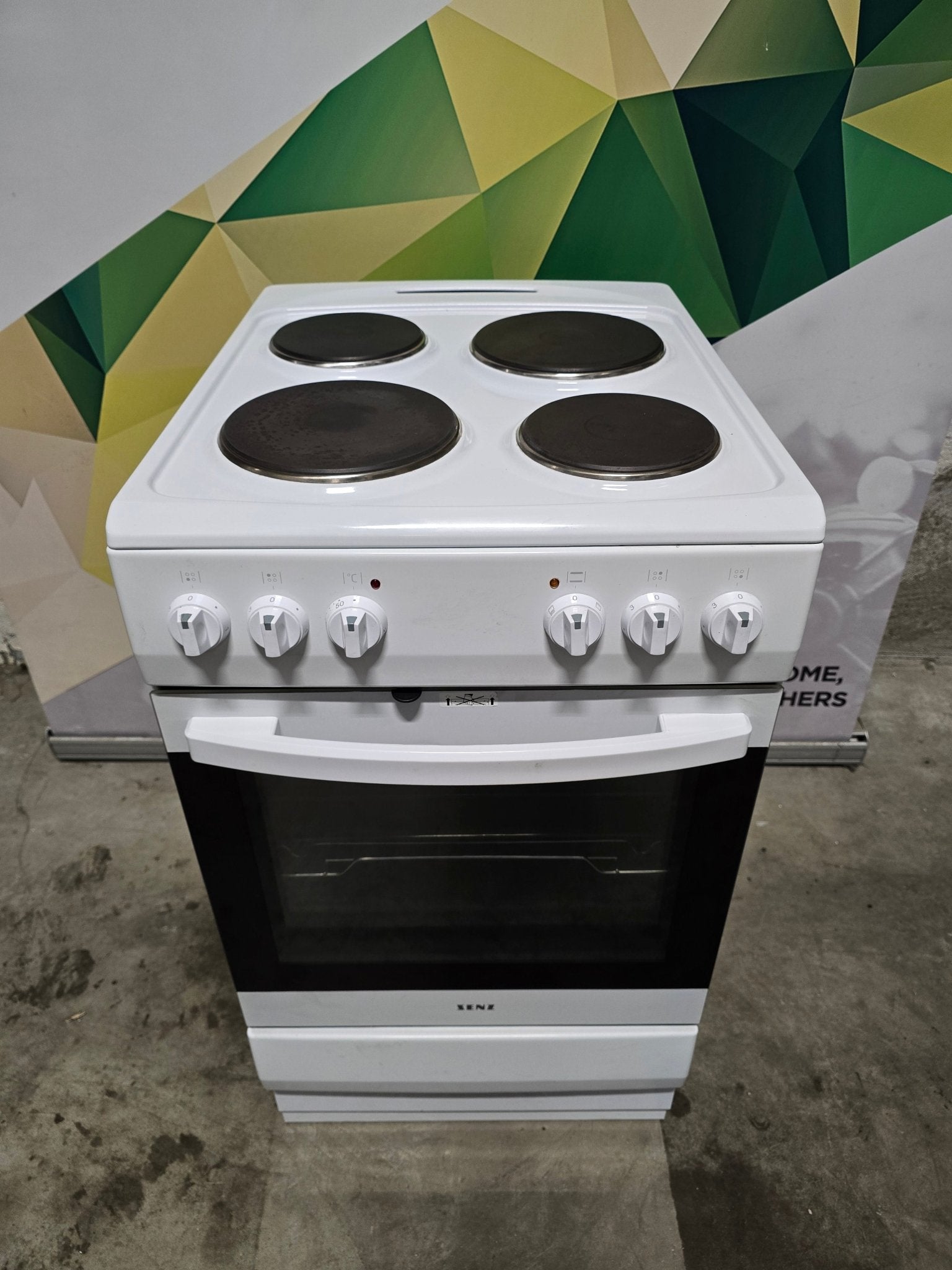 Senz SCIS50W19 – Kompakt komfyr (50cm) Platekomfyr - Norskombruk.no