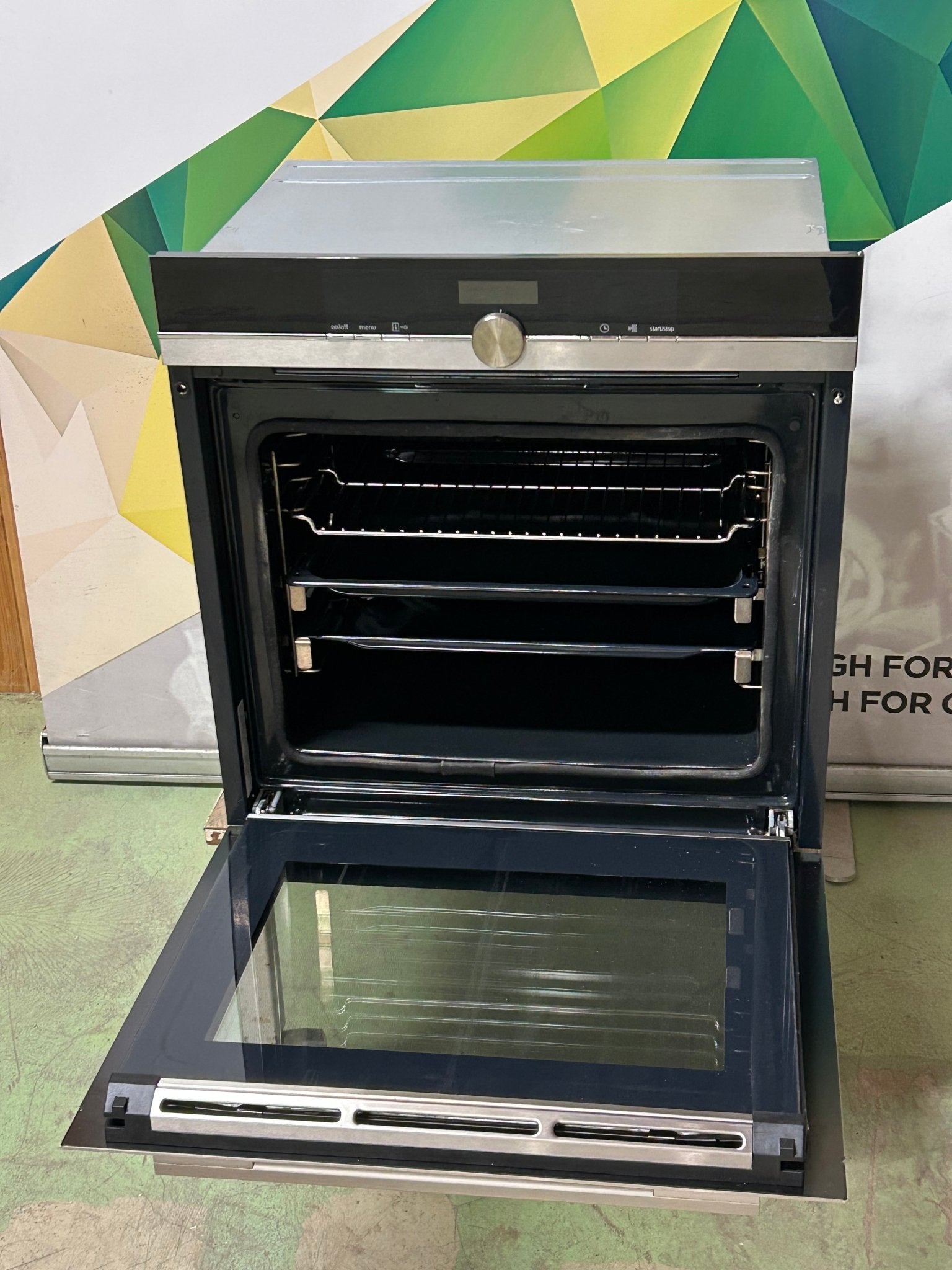 Siemens HB675GIS1S iQ700 Innbyggingsovn Integrert stekeovn - Norskombruk.no