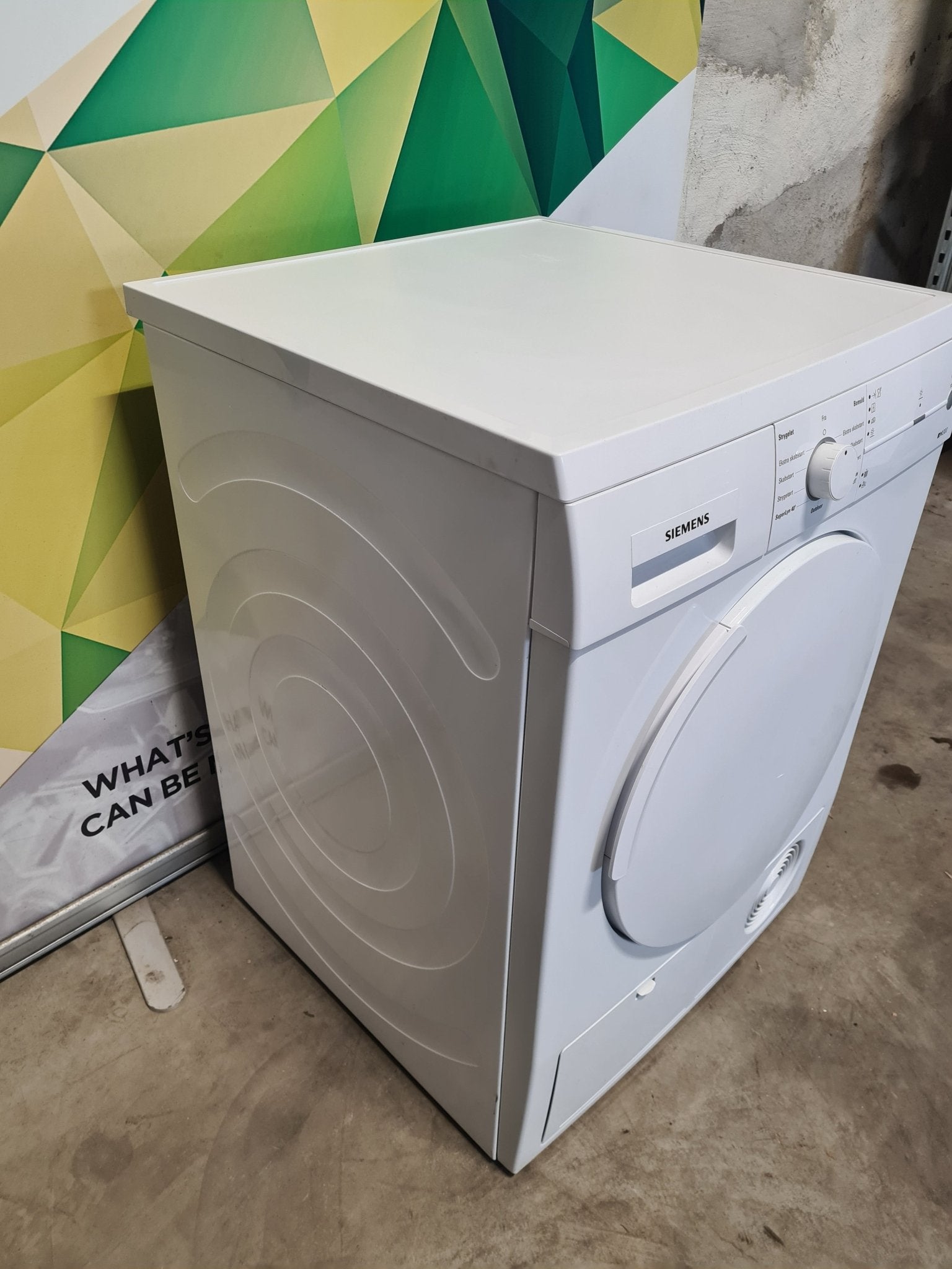 Siemens iQ300 kondenstørketrommel WT44E103DN Tørketrommel - Norskombruk.no