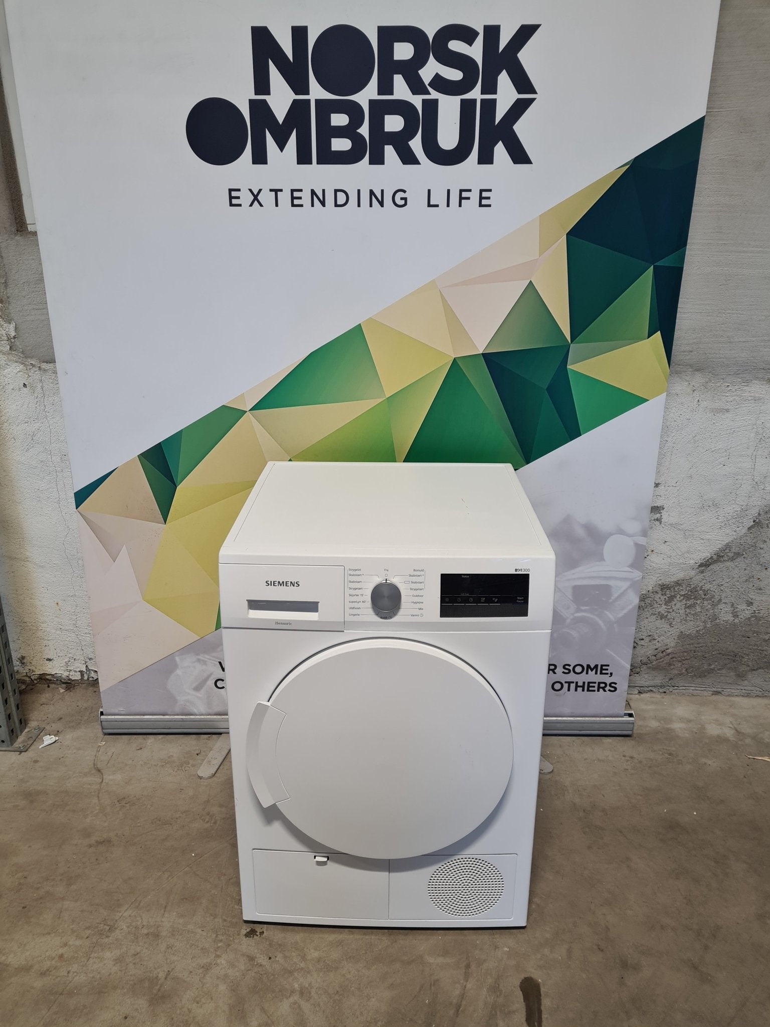 Siemens iq300 tørketrommel WT43N2L7DN Tørketrommel - Norskombruk.no