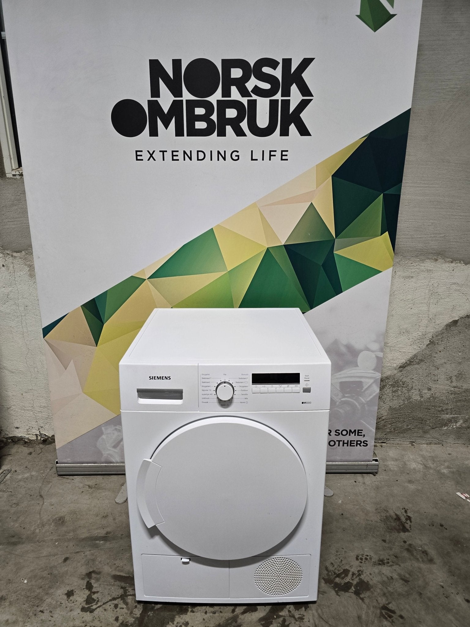 Siemens IQ300 tørketrommel WT46B267DN Tørketrommel - Norskombruk.no