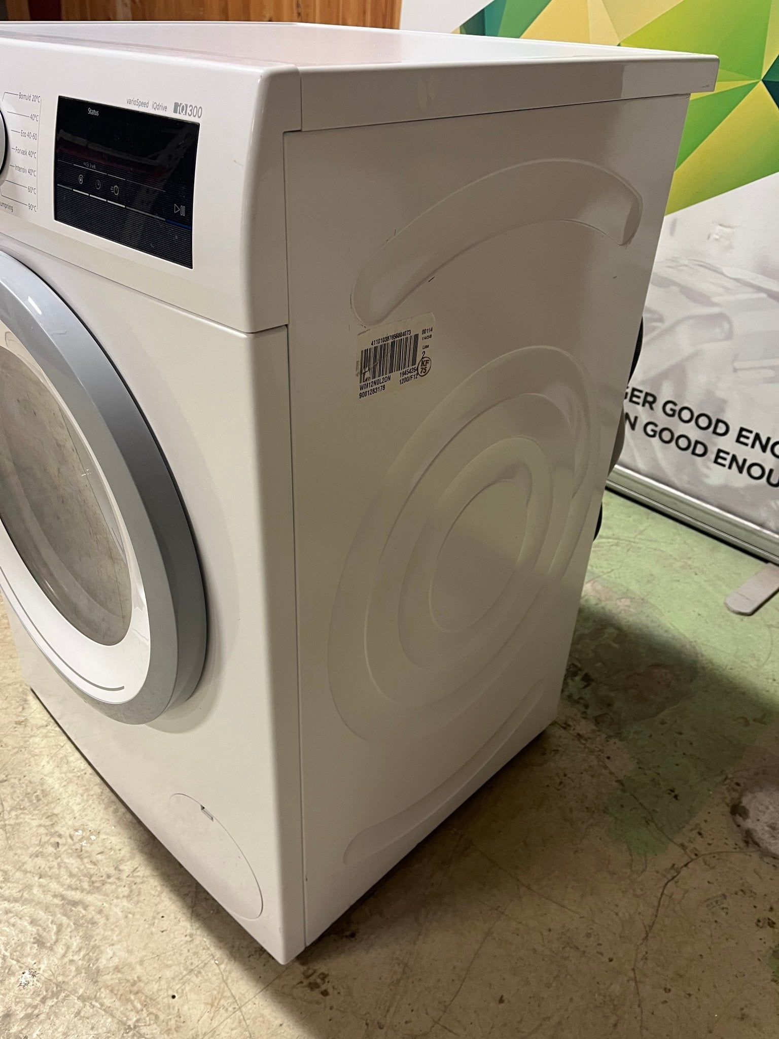 Siemens iQ300 vaskemaskin WM12N0L2DN Vaskemaskin - Norskombruk.no
