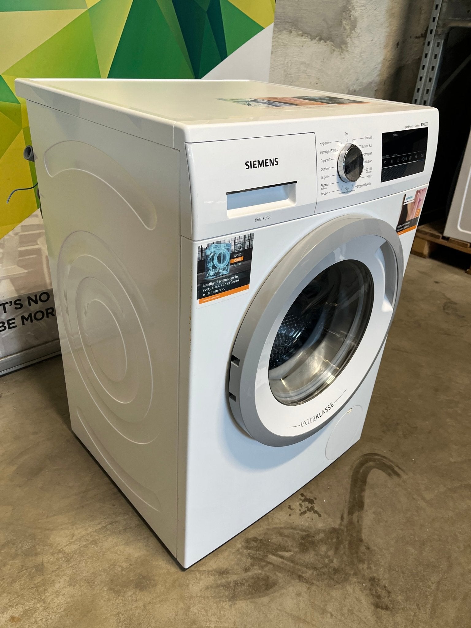 Siemens iQ300 vaskemaskin WM14N207DN Vaskemaskin - Norskombruk.no