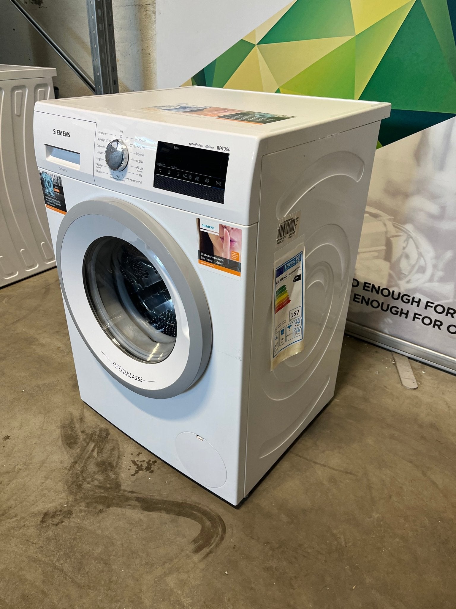 Siemens iQ300 vaskemaskin WM14N207DN Vaskemaskin - Norskombruk.no