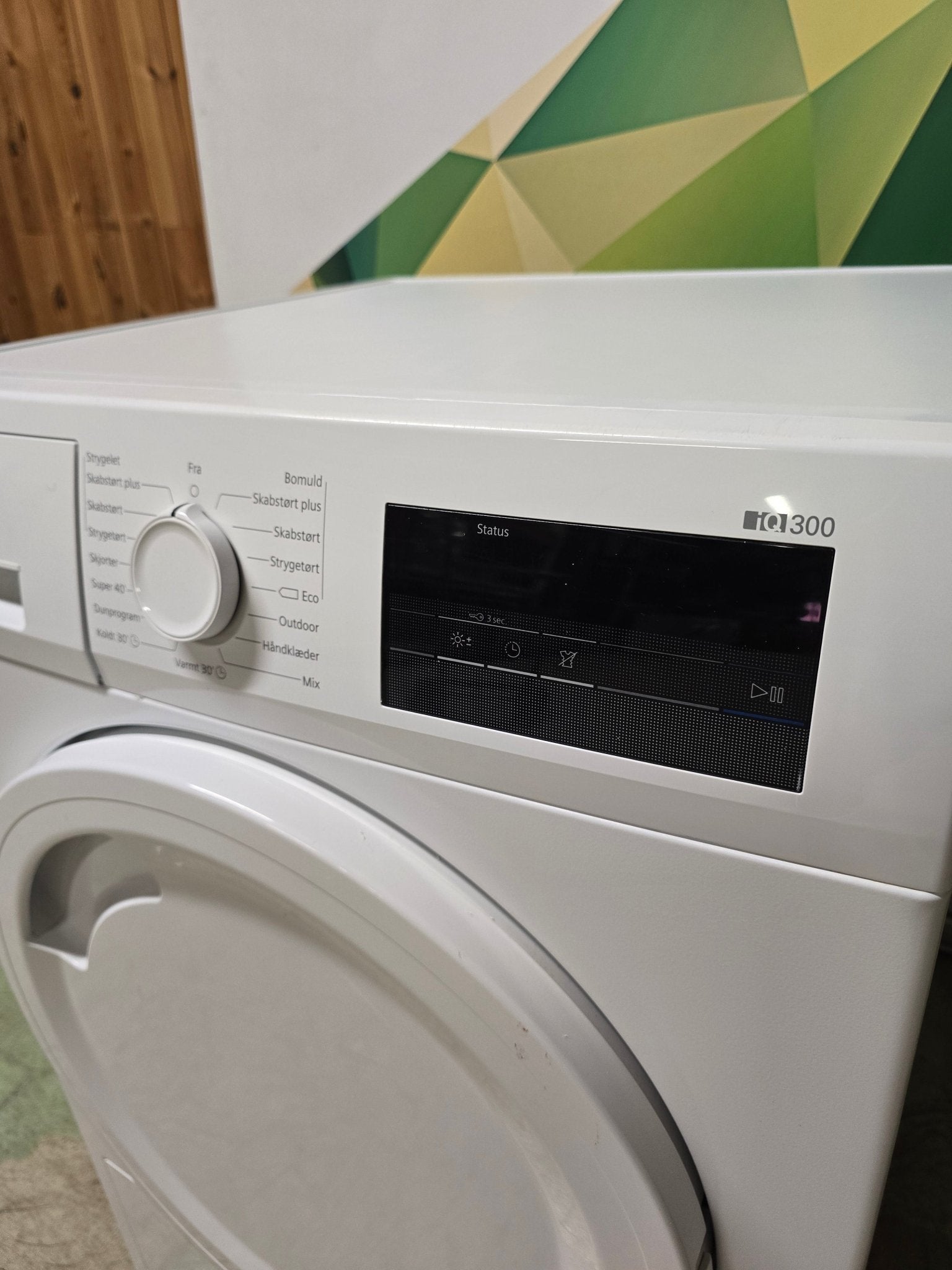 Siemens iQ300 WT43H07LDN Varmepumpetørketrommel Varmepumpetørketrommel - Norskombruk.no