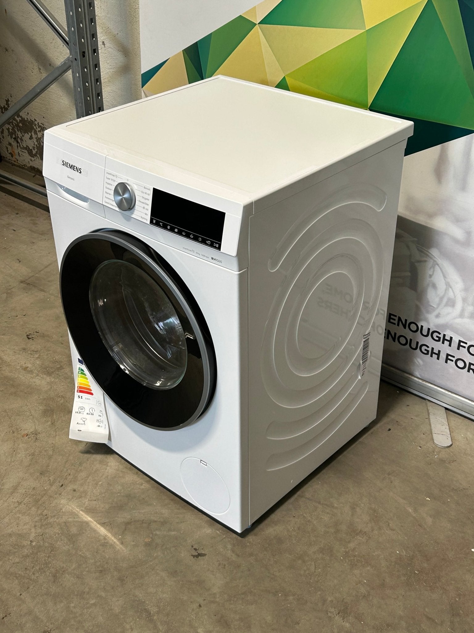 Siemens iQ500 vaskemaskin - WG56G2ZIDN Vaskemaskin - Norskombruk.no