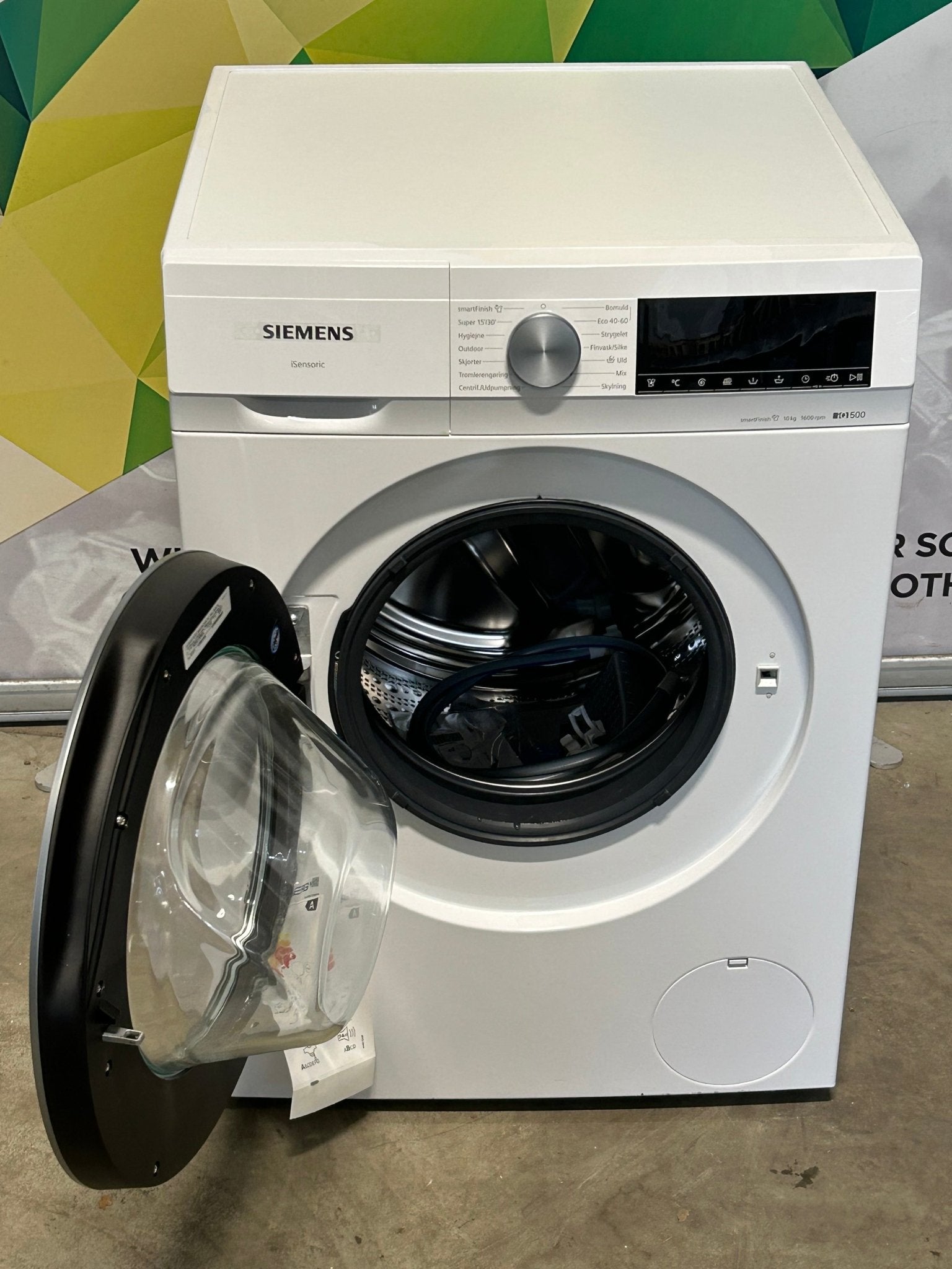 Siemens iQ500 vaskemaskin - WG56G2ZIDN Vaskemaskin - Norskombruk.no