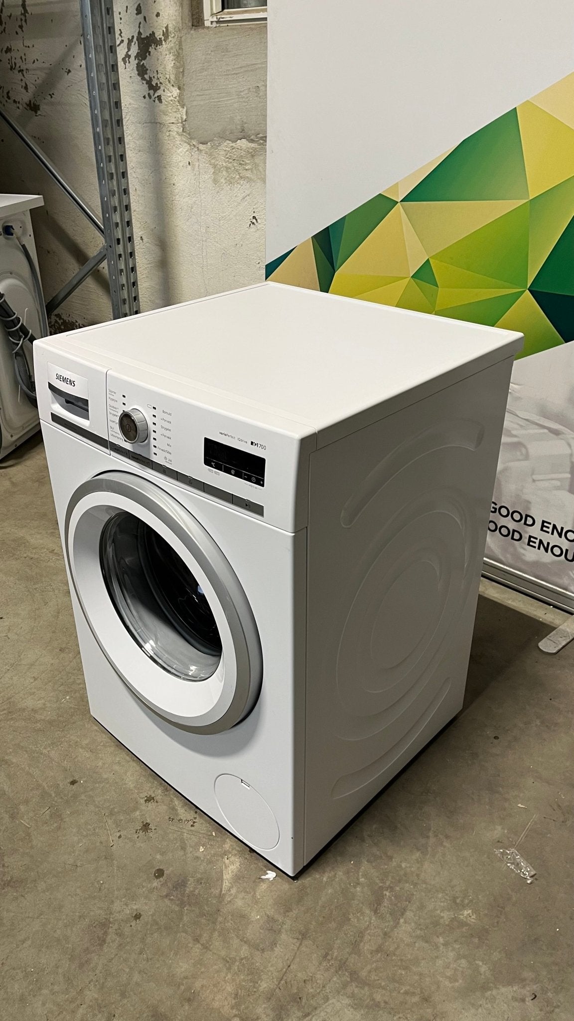 Siemens IQ700 iSensoric vaskemaskin WM16W468DN Vaskemaskin - Norskombruk.no