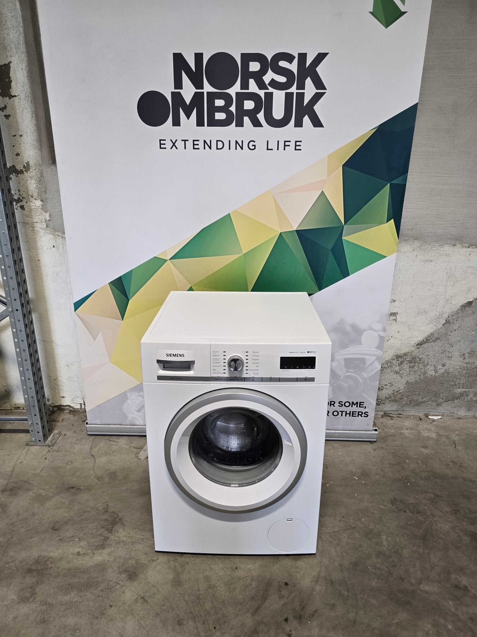 Siemens IQ700 iSensoric vaskemaskin WM16W468DN Vaskemaskin - Norskombruk.no