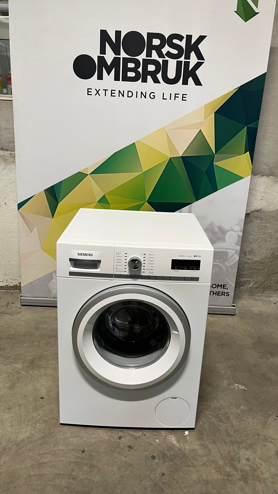 Siemens IQ700 iSensoric vaskemaskin WM16W468DN Vaskemaskin - Norskombruk.no