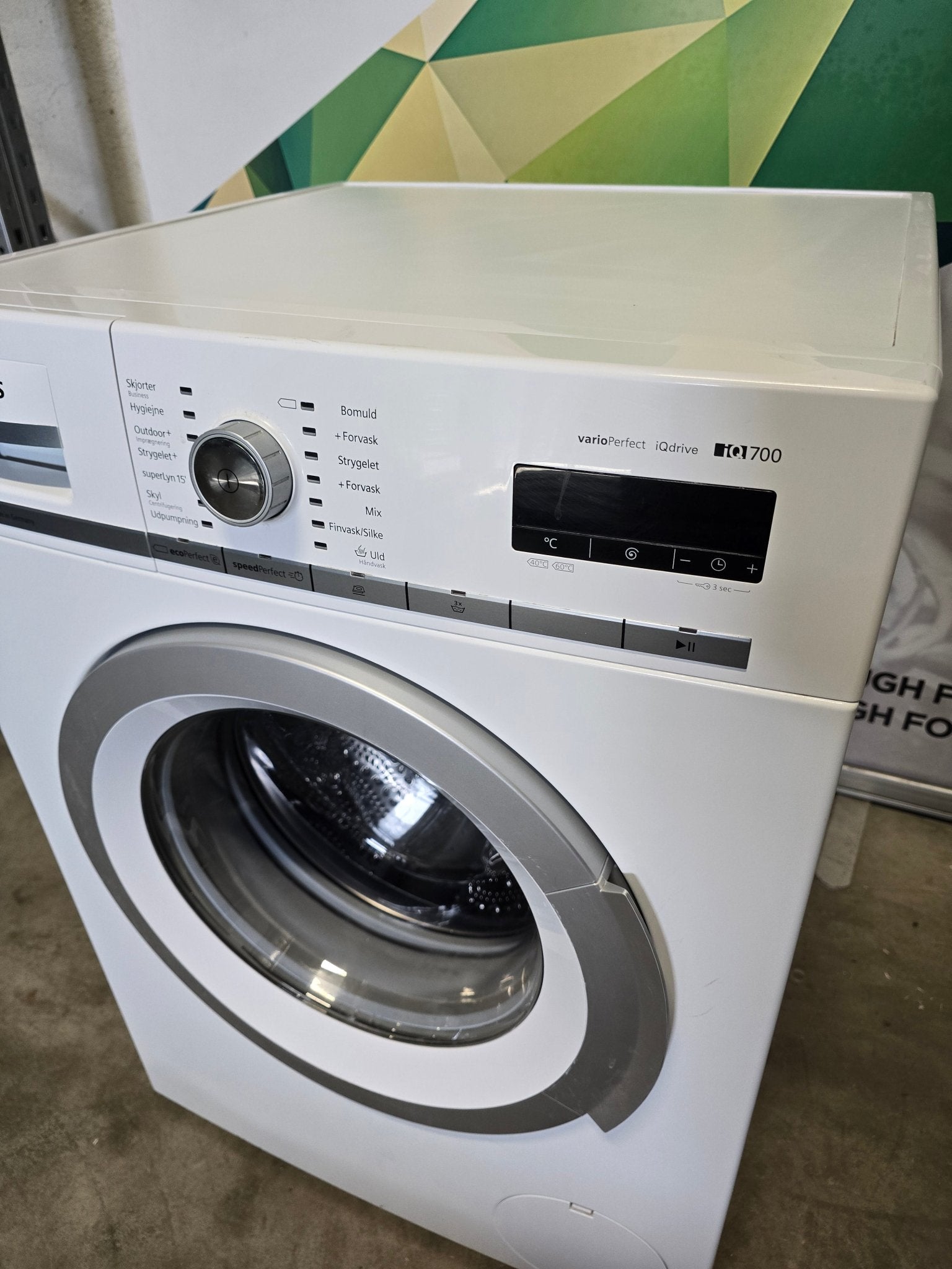 Siemens IQ700 iSensoric vaskemaskin WM16W468DN Vaskemaskin - Norskombruk.no