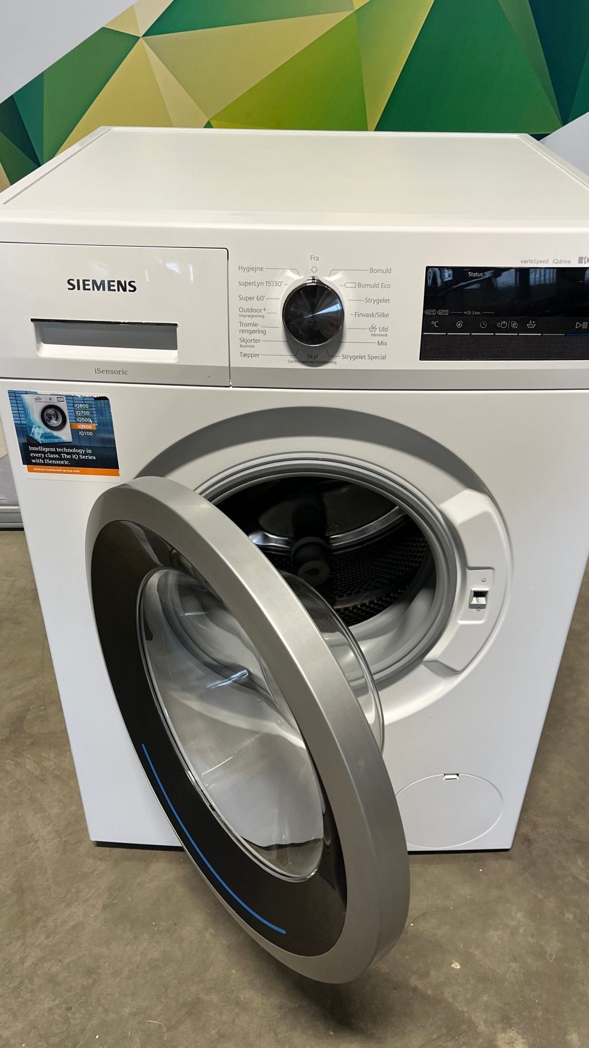 Siemens Vaskemaskin iQ300 WM14N1B8DN Vaskemaskin - Norskombruk.no