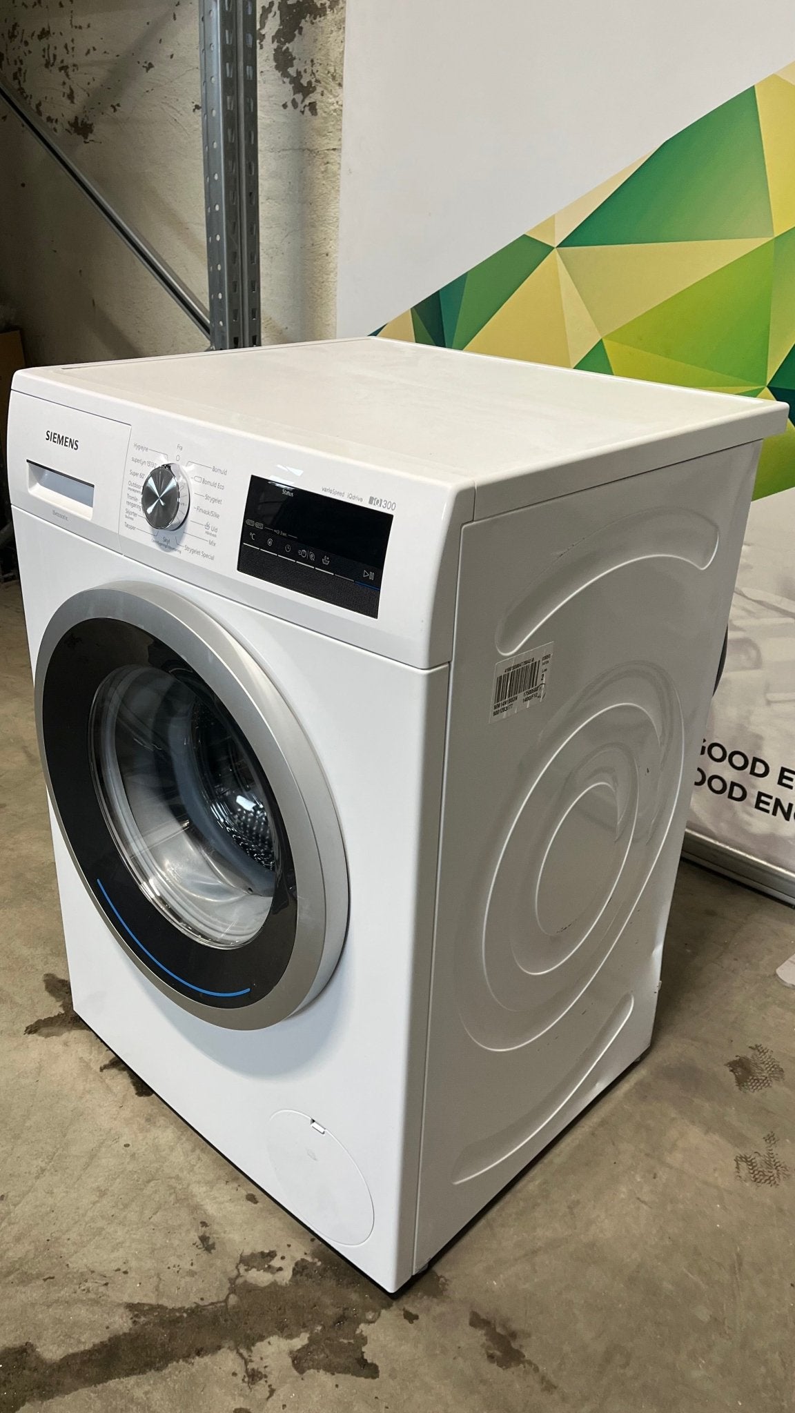 Siemens Vaskemaskin iQ300 WM14N1B8DN Vaskemaskin - Norskombruk.no
