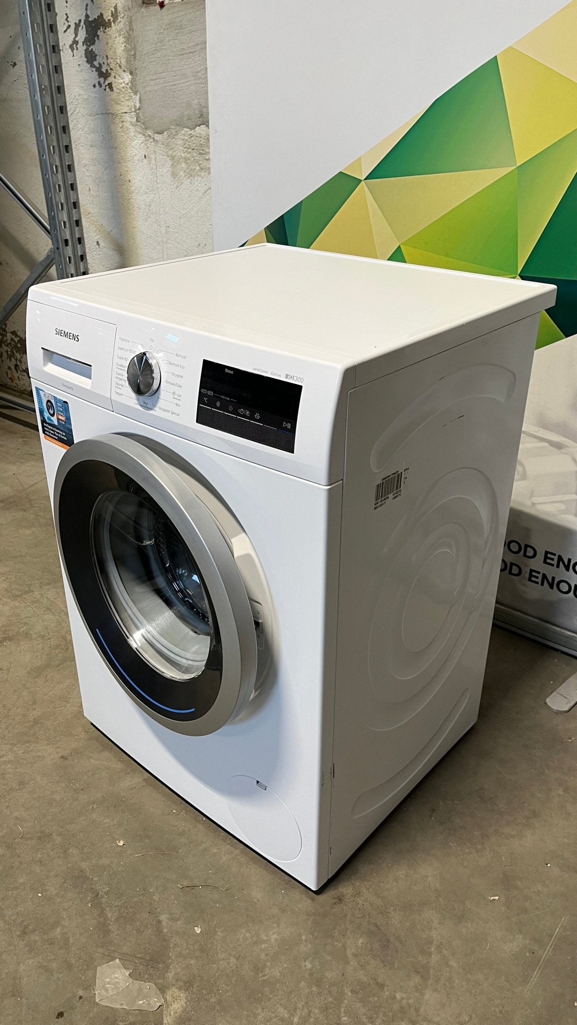 Siemens Vaskemaskin iQ300 WM14N1B8DN Vaskemaskin - Norskombruk.no