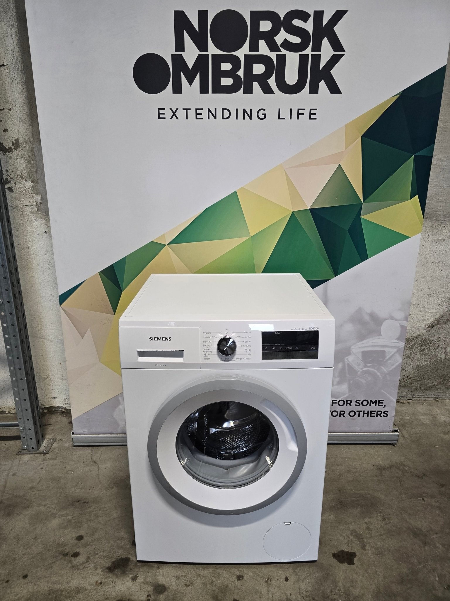 Siemens Vaskemaskin iQ300 WM14N1B8DN Vaskemaskin - Norskombruk.no