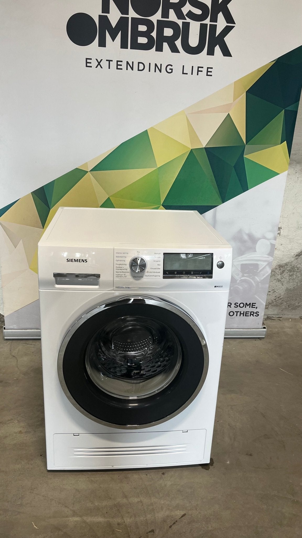 Siemens WD15H540DN vask&tørk (Hvit) Vask&tørk - Norskombruk.no