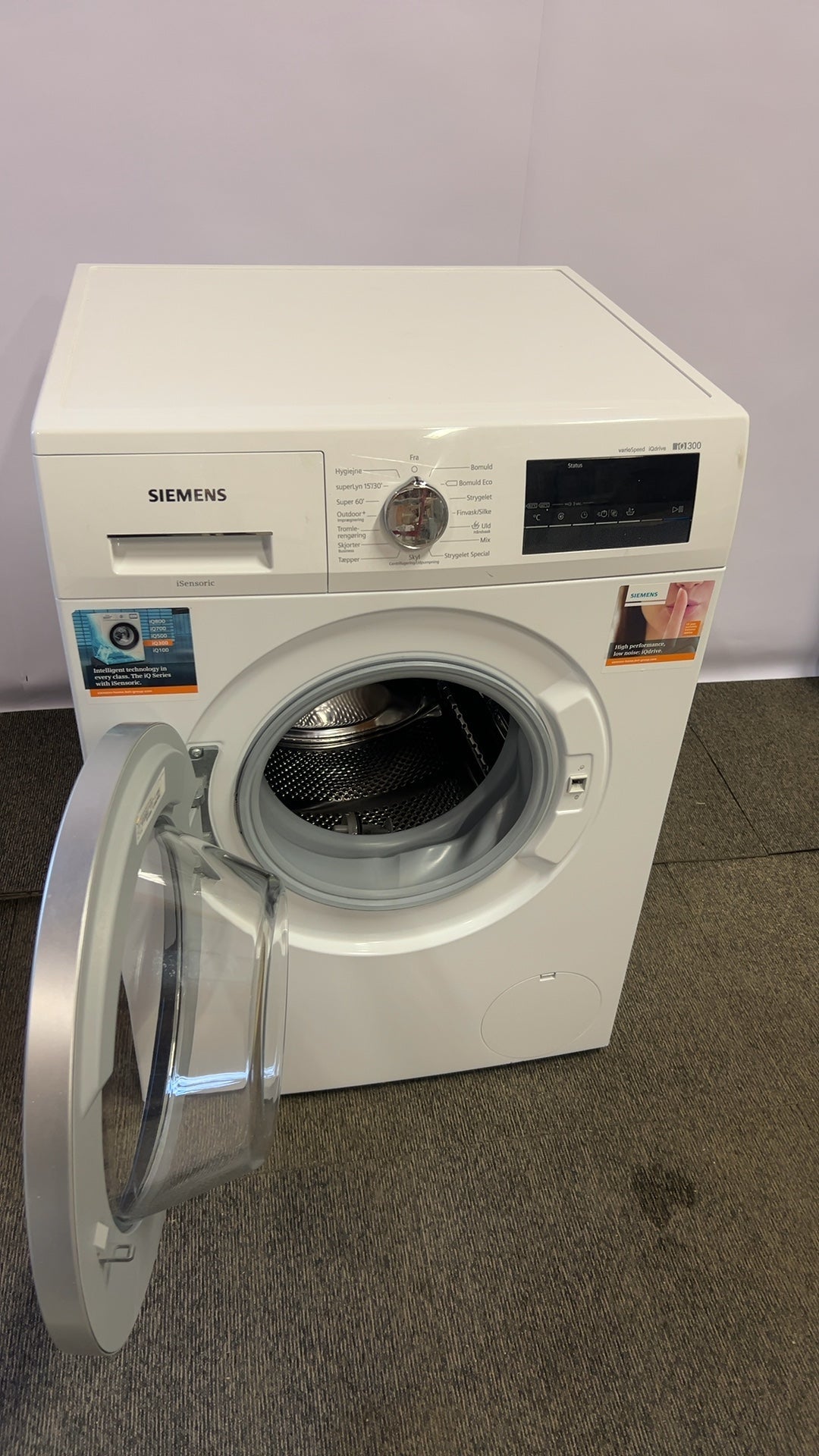 Siemens WM14N1B8DN iQ300 vaskemaskin vaskemaskin - Norskombruk.no