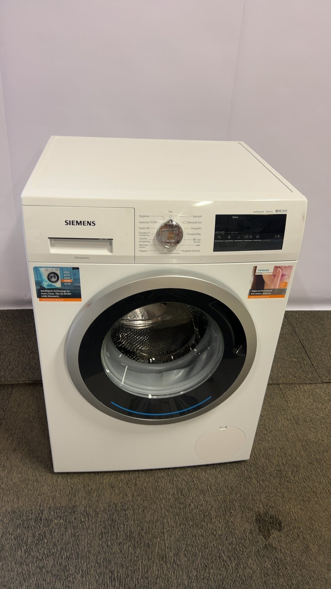 Siemens WM14N1B8DN iQ300 vaskemaskin vaskemaskin - Norskombruk.no